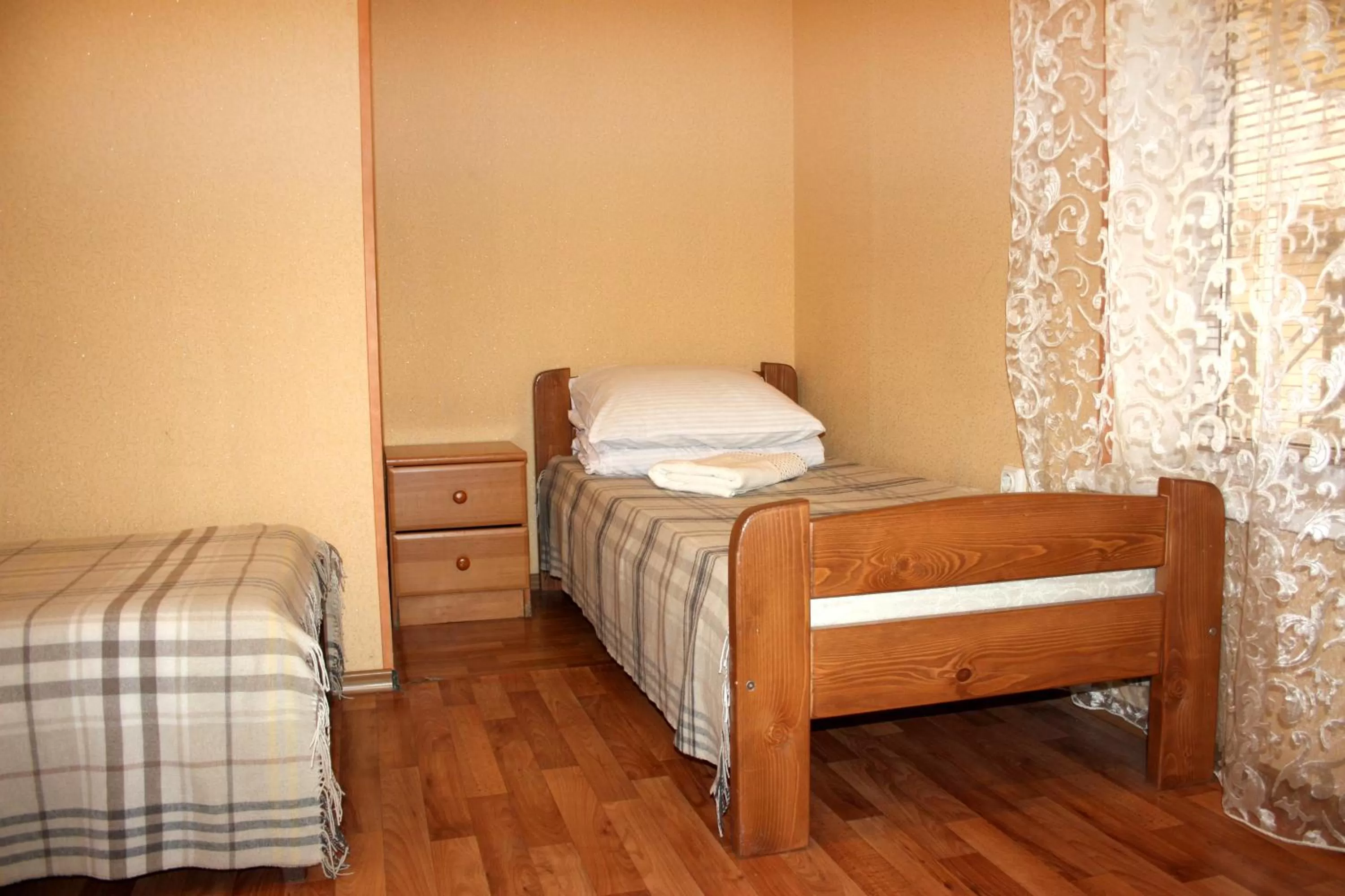 Bed in Inn Khlibodarskiy