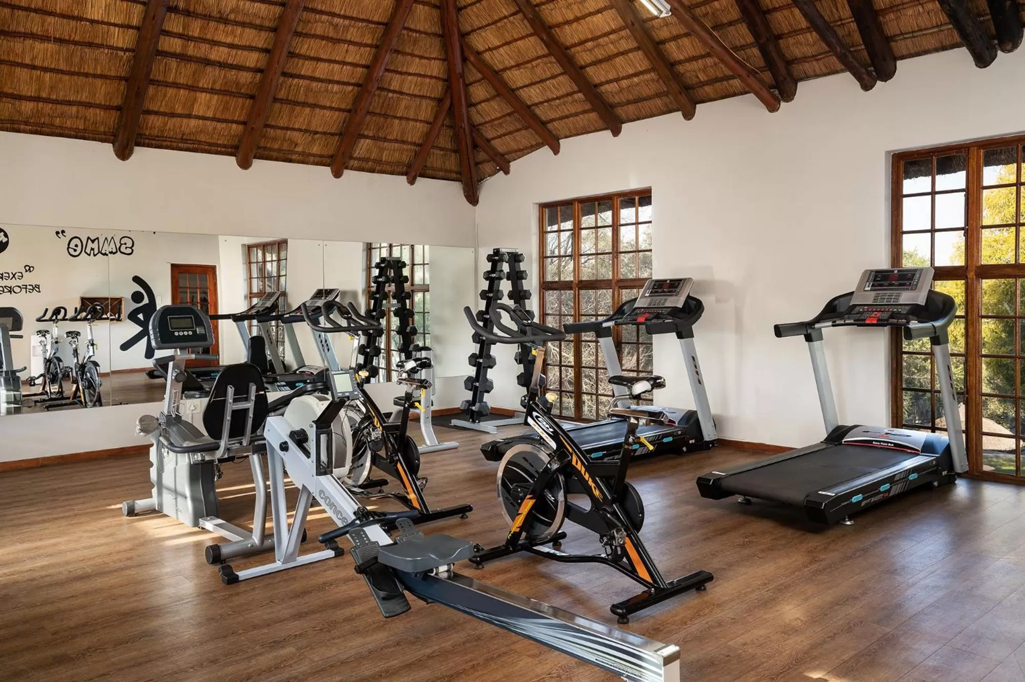 Fitness centre/facilities in Premier Hotel Roodevalley