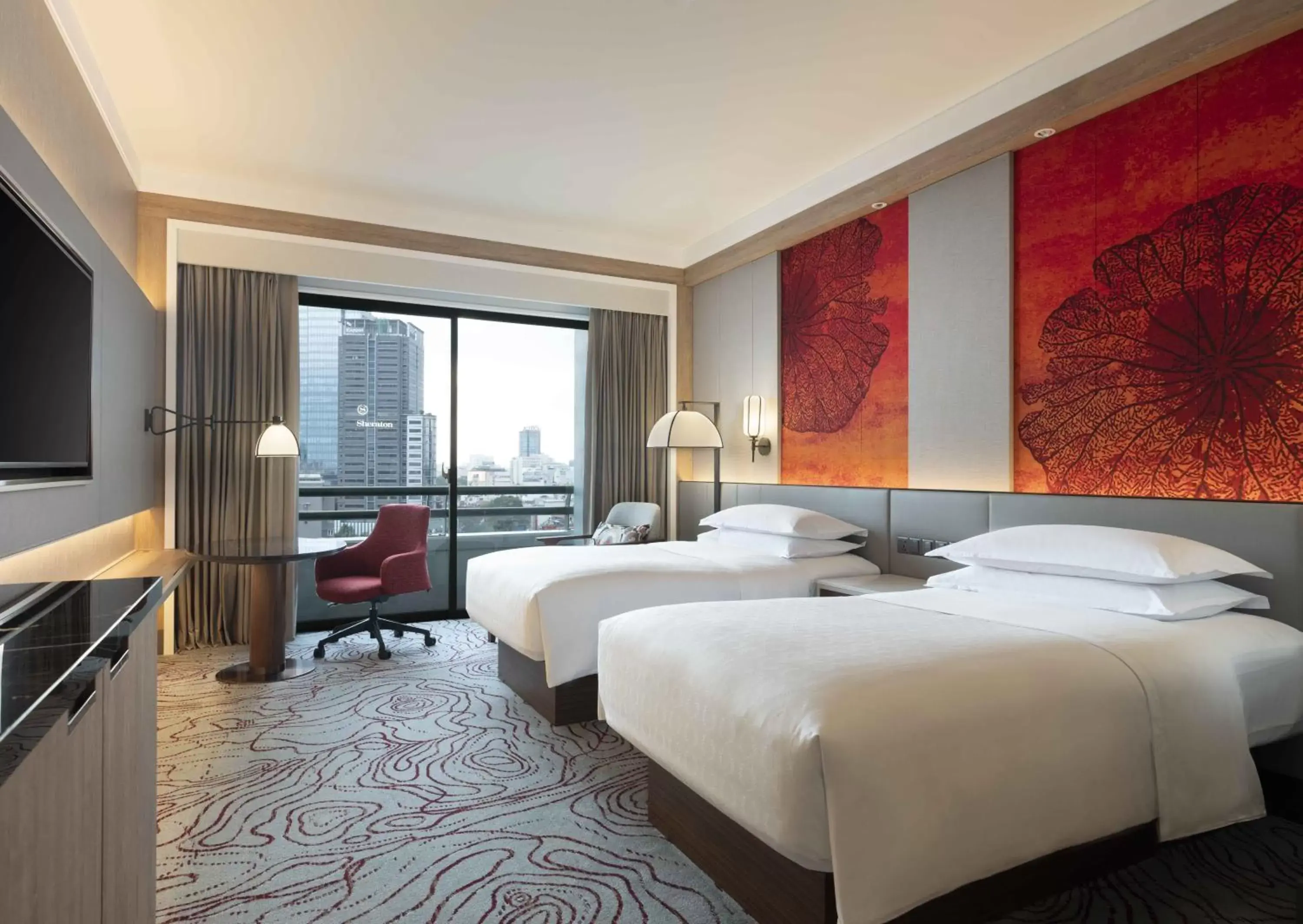 Bed in Sheraton Saigon Hotel & Towers