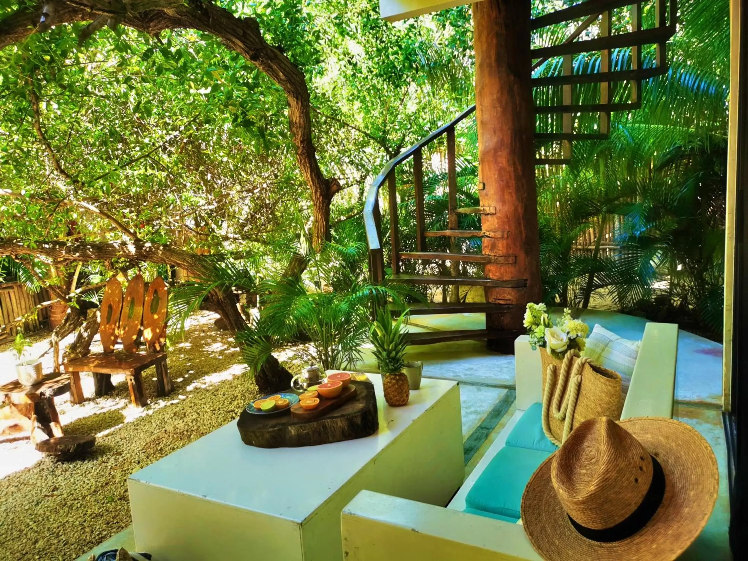 Patio in La Casa de Mia Tulum