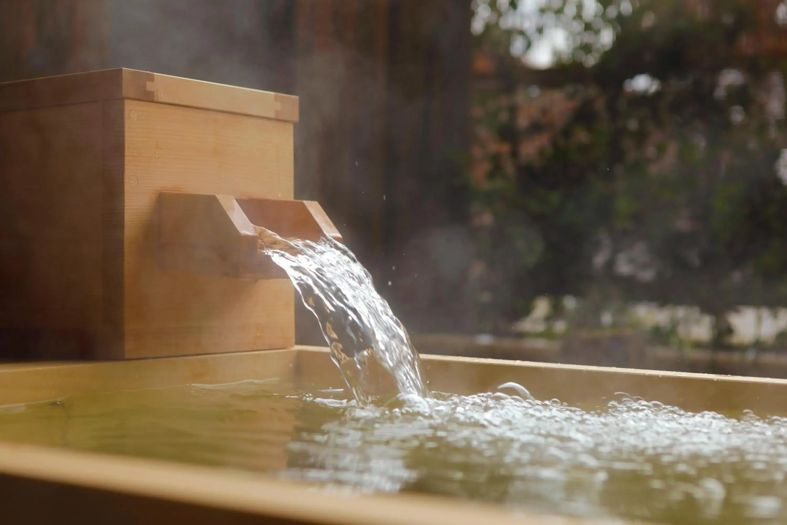 Open Air Bath in Negiya Ryofukaku