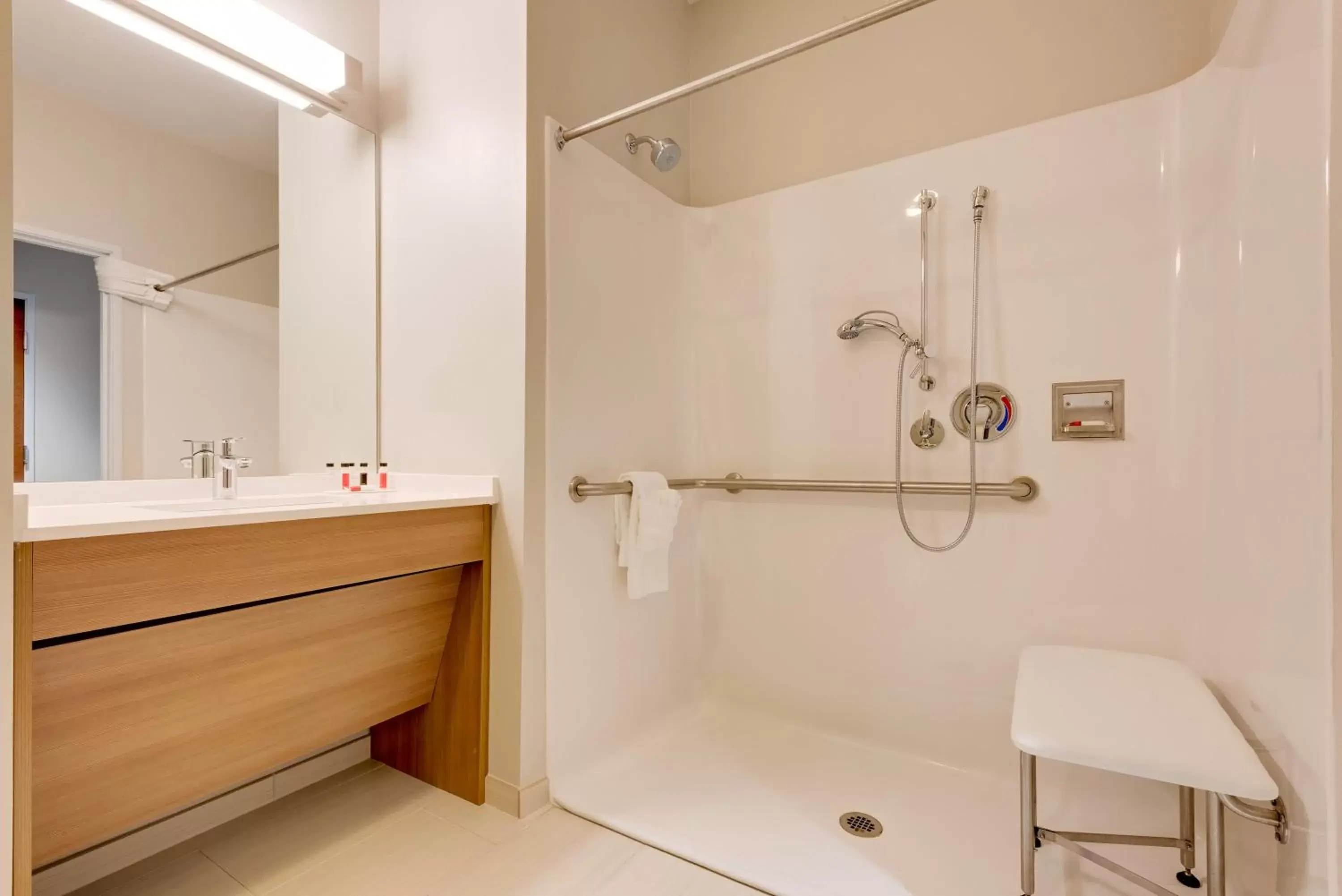 Bathroom in Microtel Inn & Suites by Wyndham Clarion