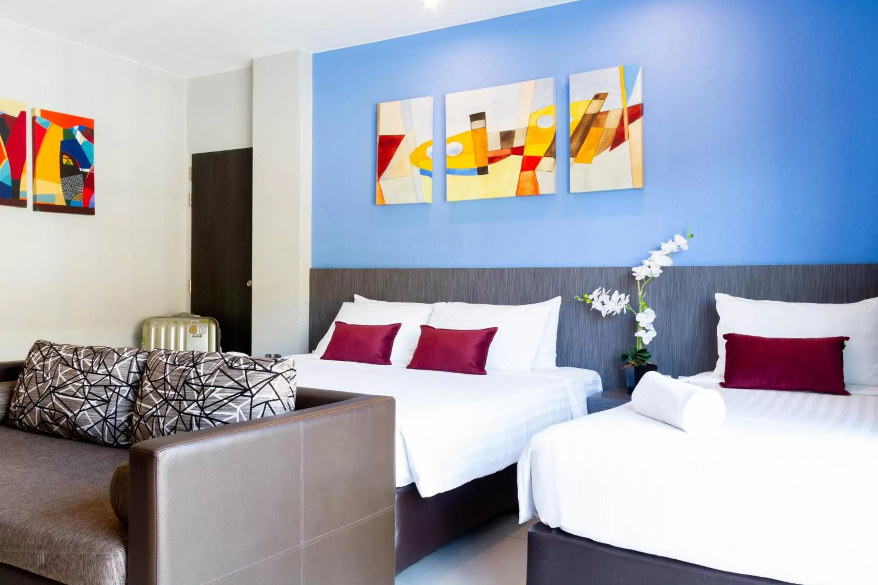 Decorative detail, Bed in FX Hotel Pattaya