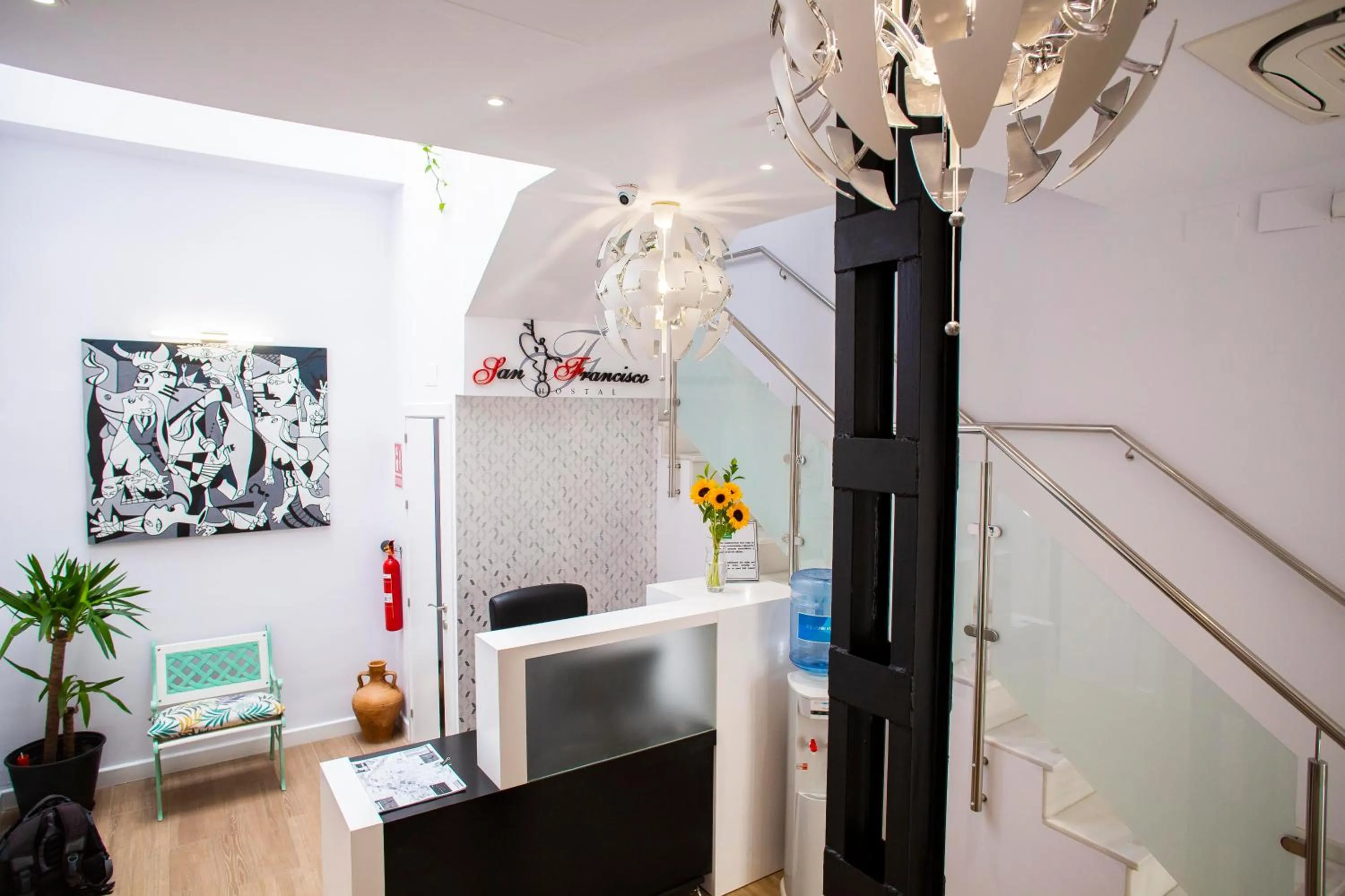 Living room in Hostal San Francisco