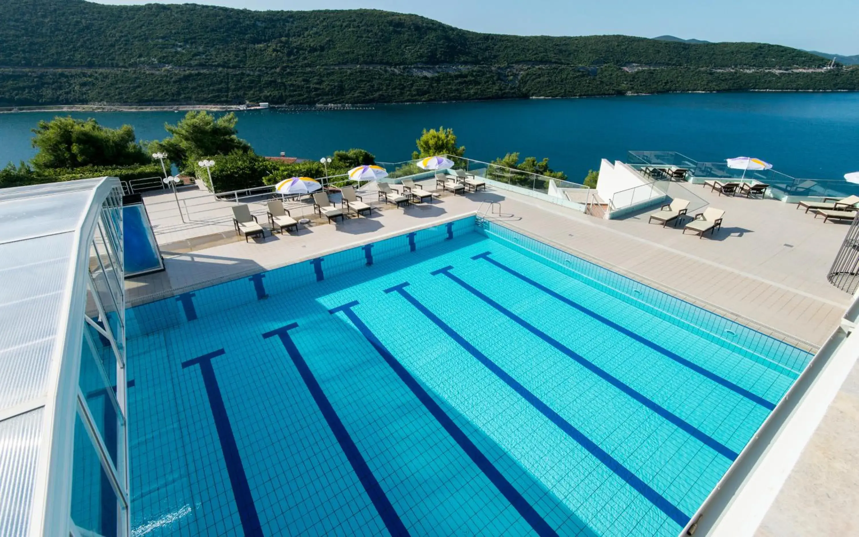 Swimming pool, Pool View in Grand Hotel Neum