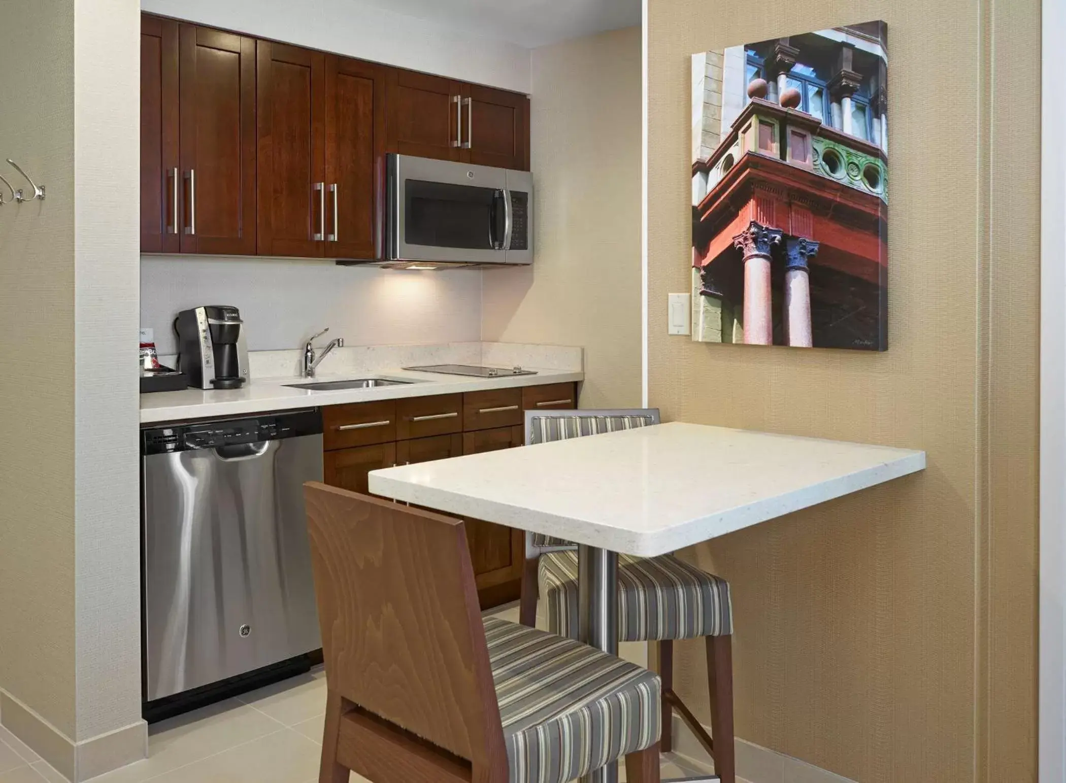 Bedroom, Kitchen/Kitchenette in Homewood Suites by Hilton Halifax - Downtown