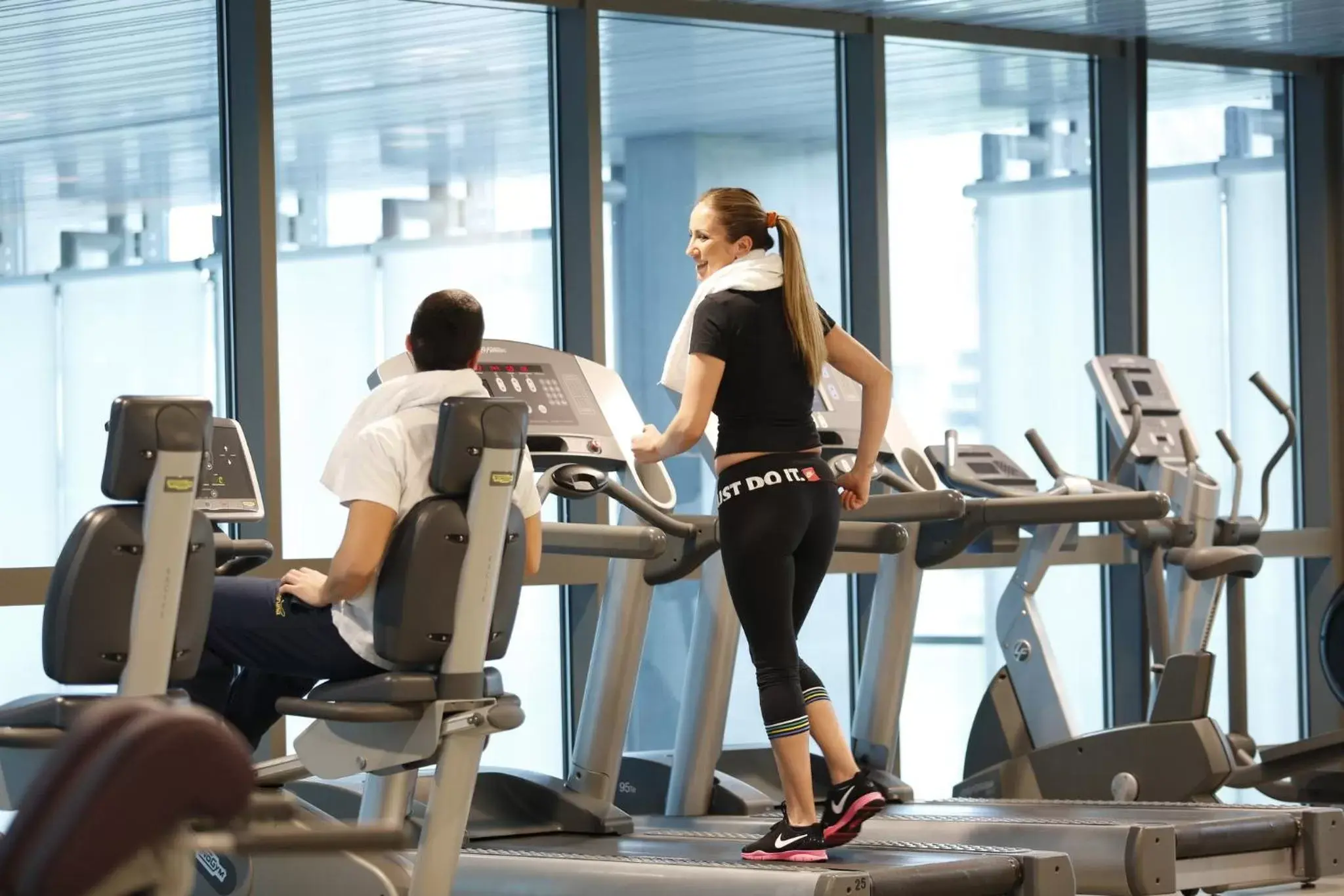 Fitness centre/facilities in Crowne Plaza Belgrade by IHG Fitness centre/facilities in Crowne Plaza Belgrade by IHG