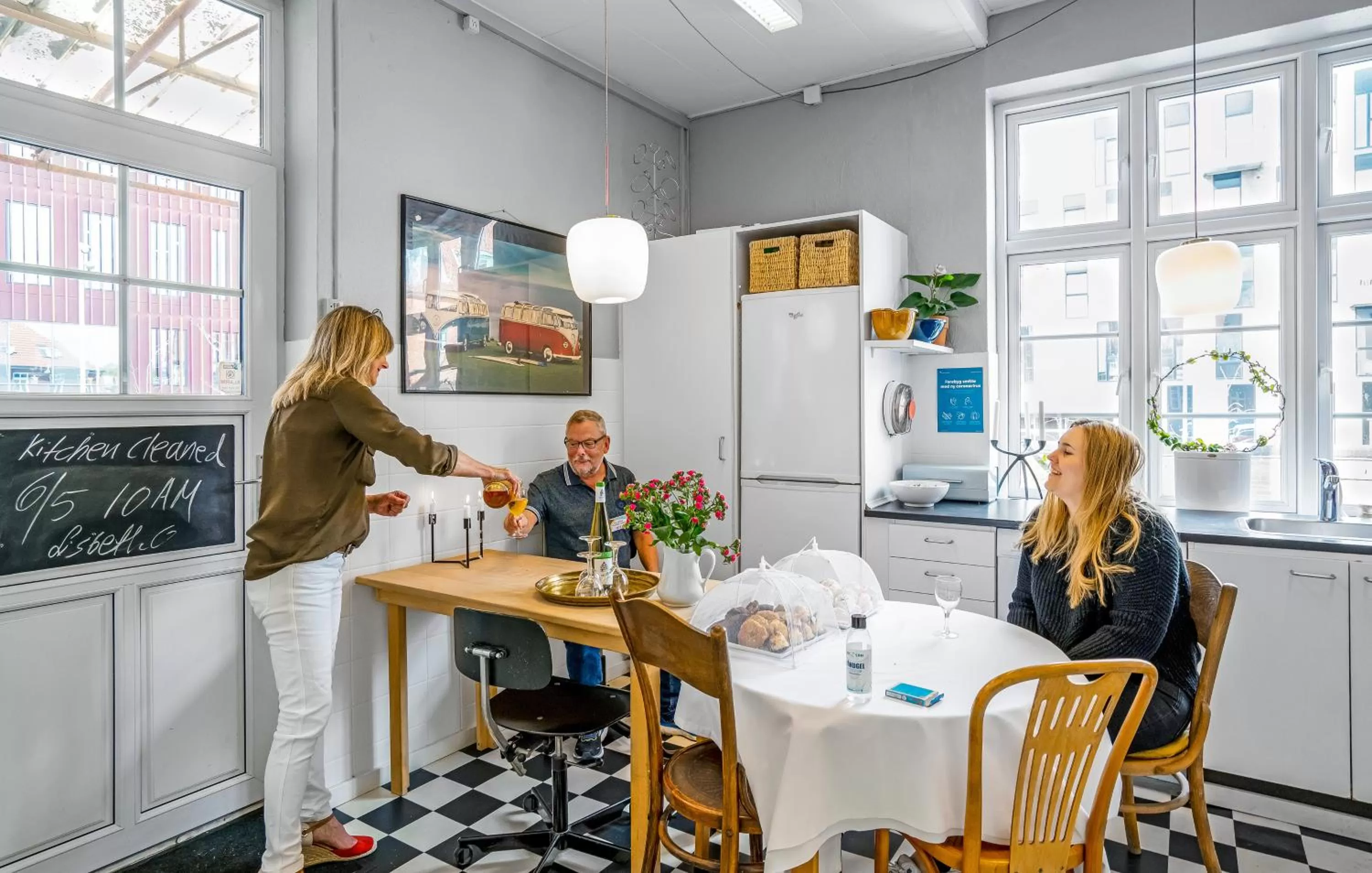 Communal kitchen in Villa Gertrud