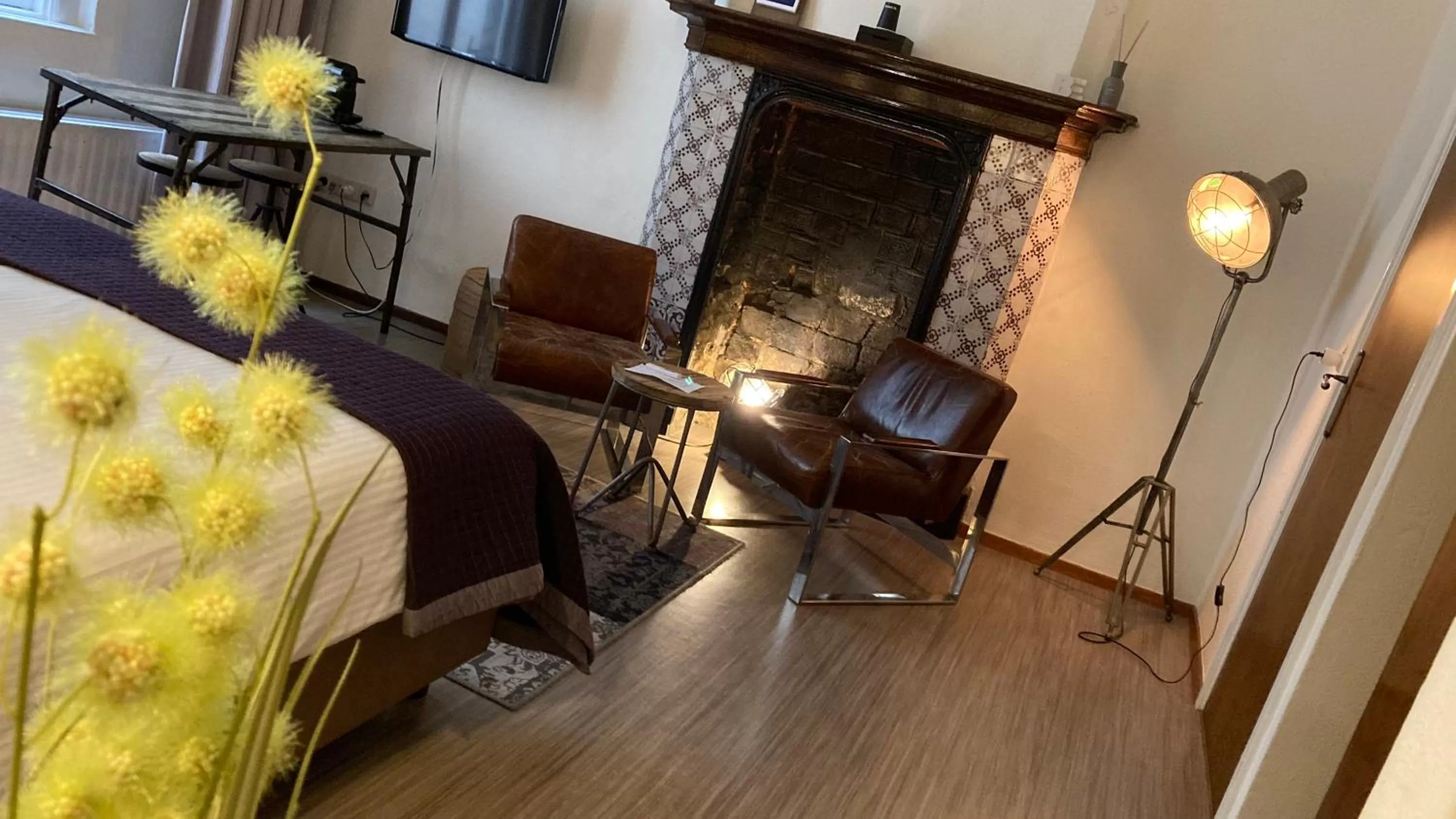 Seating area in BE41 Boutique Hotel