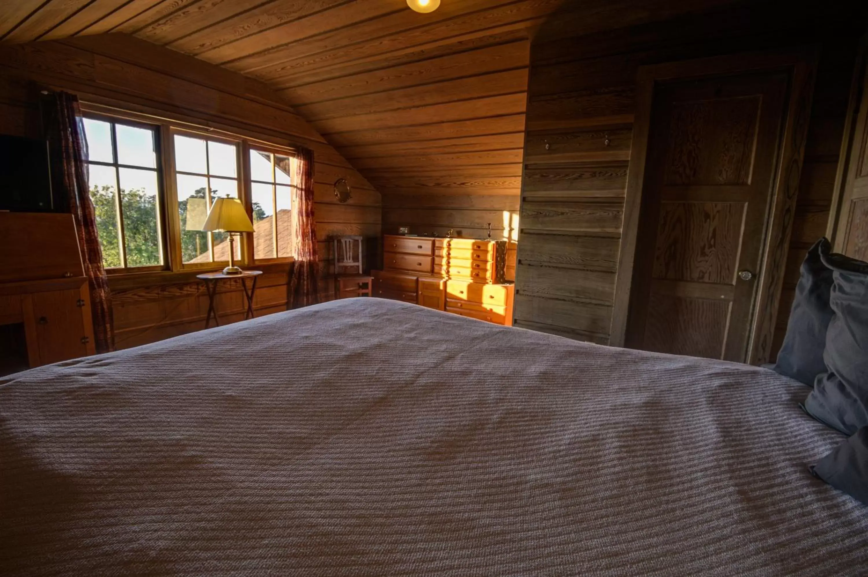 Bed in The Captains Quarters