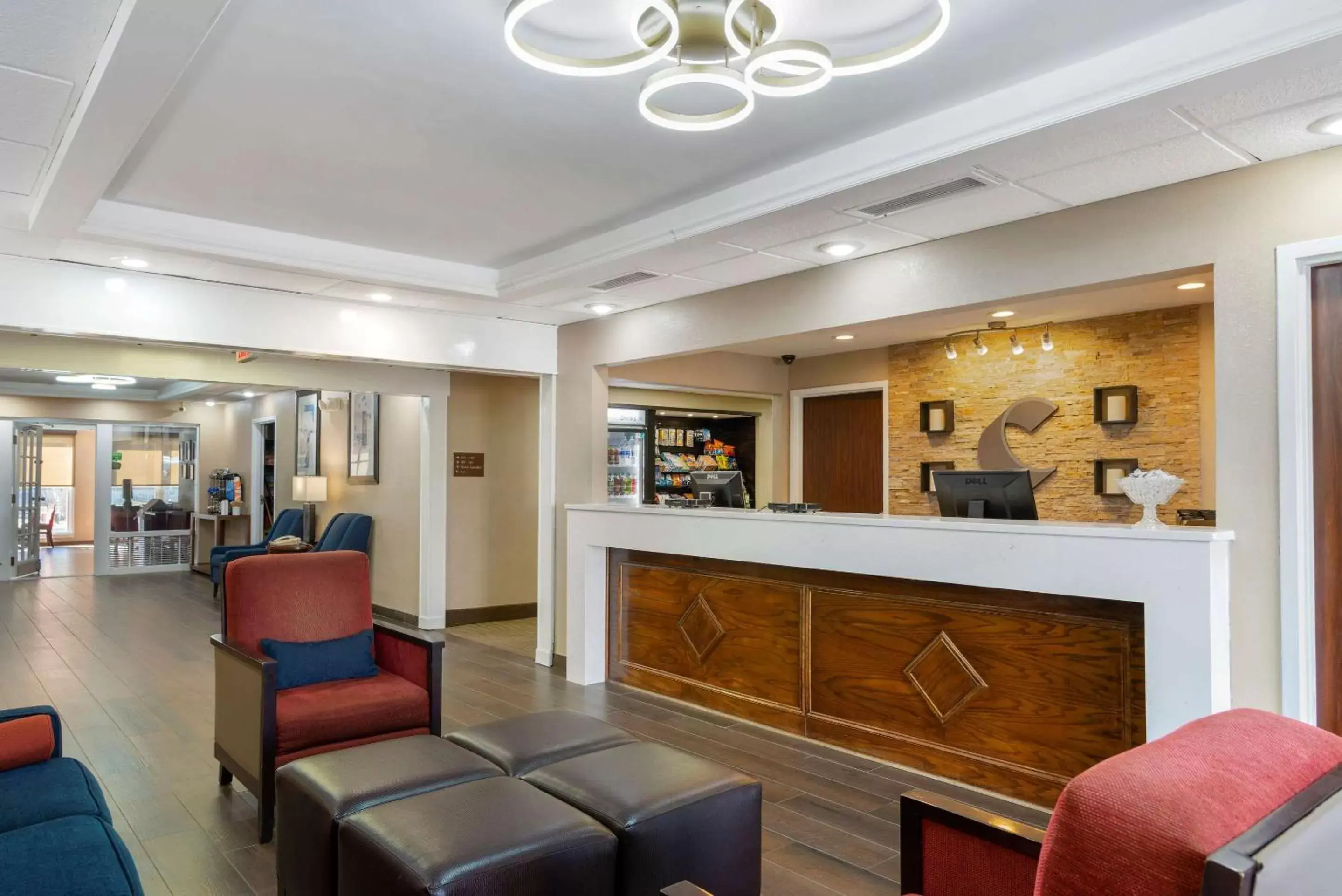 Lobby or reception, Lobby/Reception in Comfort Inn & Suites - near Robins Air Force Base Main Gate