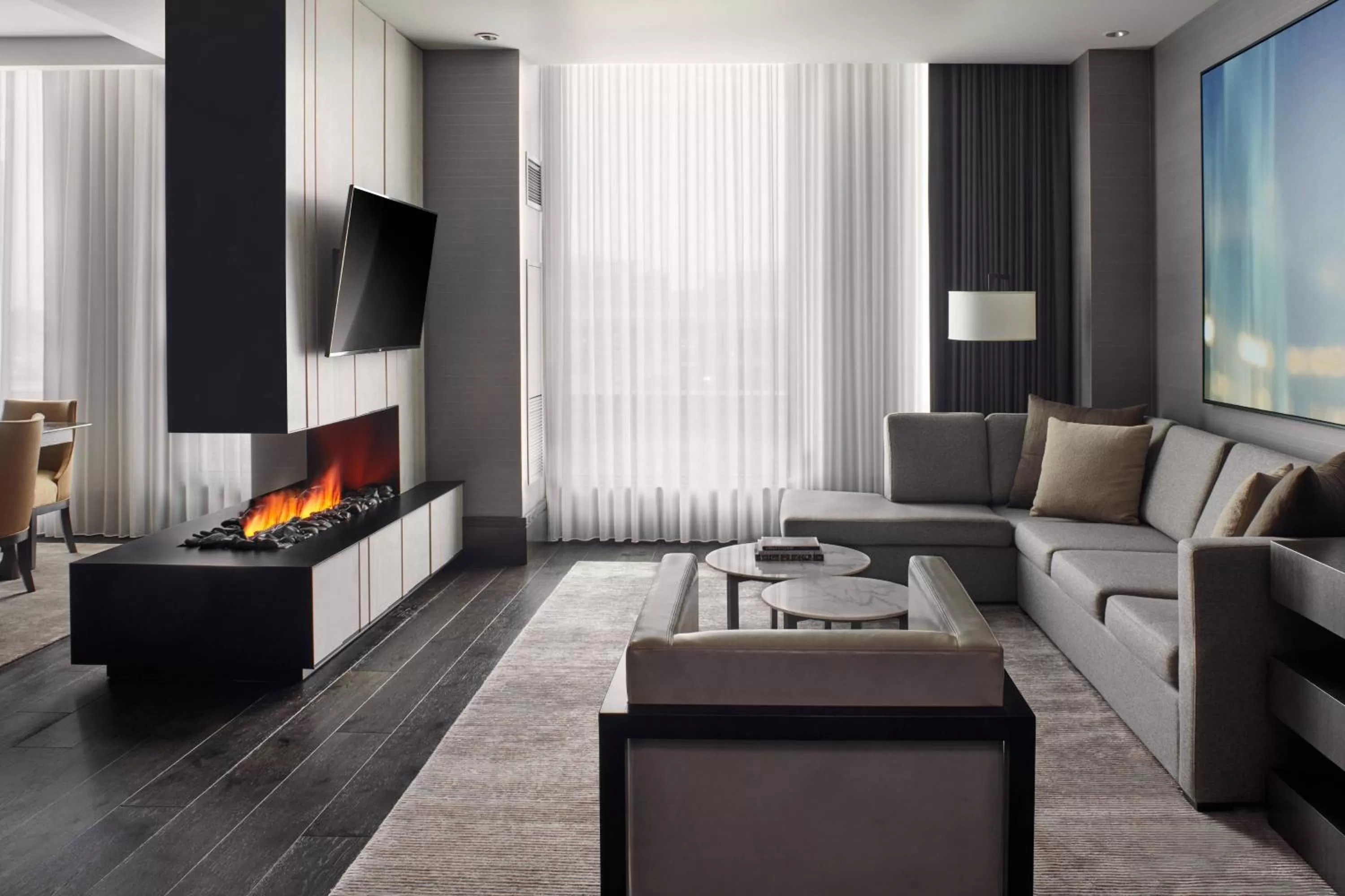 Living room in Toronto Marriott Markham