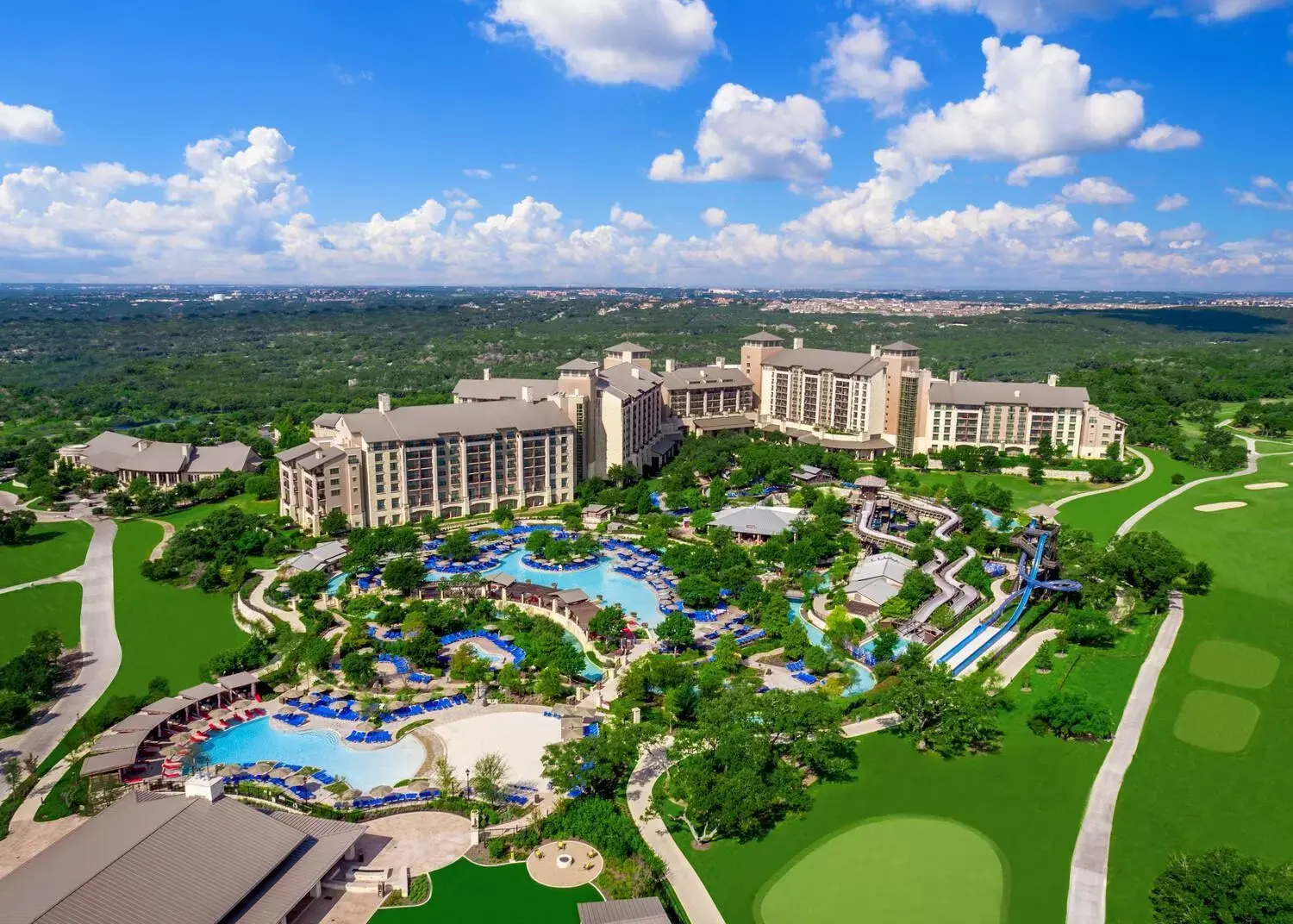 Swimming pool, Bird's-eye View in JW Marriott San Antonio Hill Country Resort & Spa