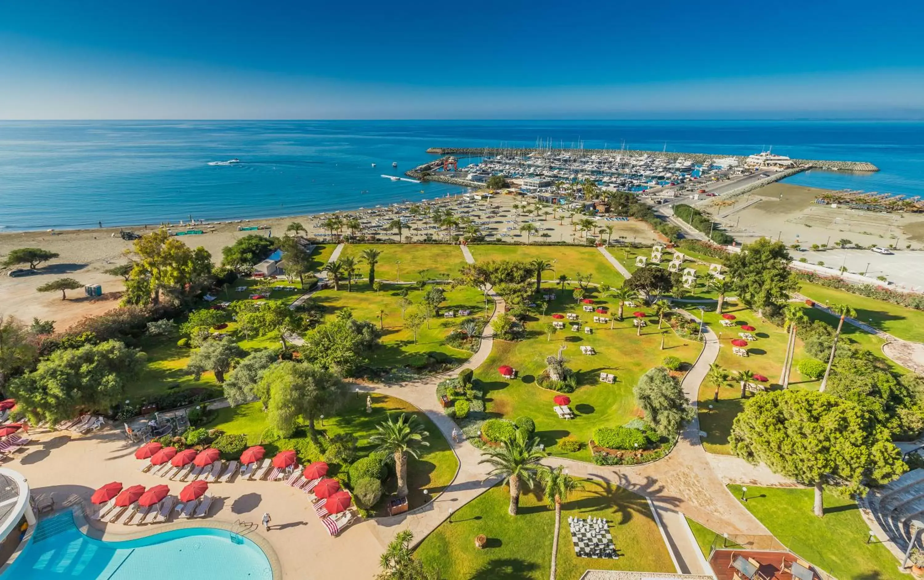 Garden, Bird's-eye View in St Raphael Resort