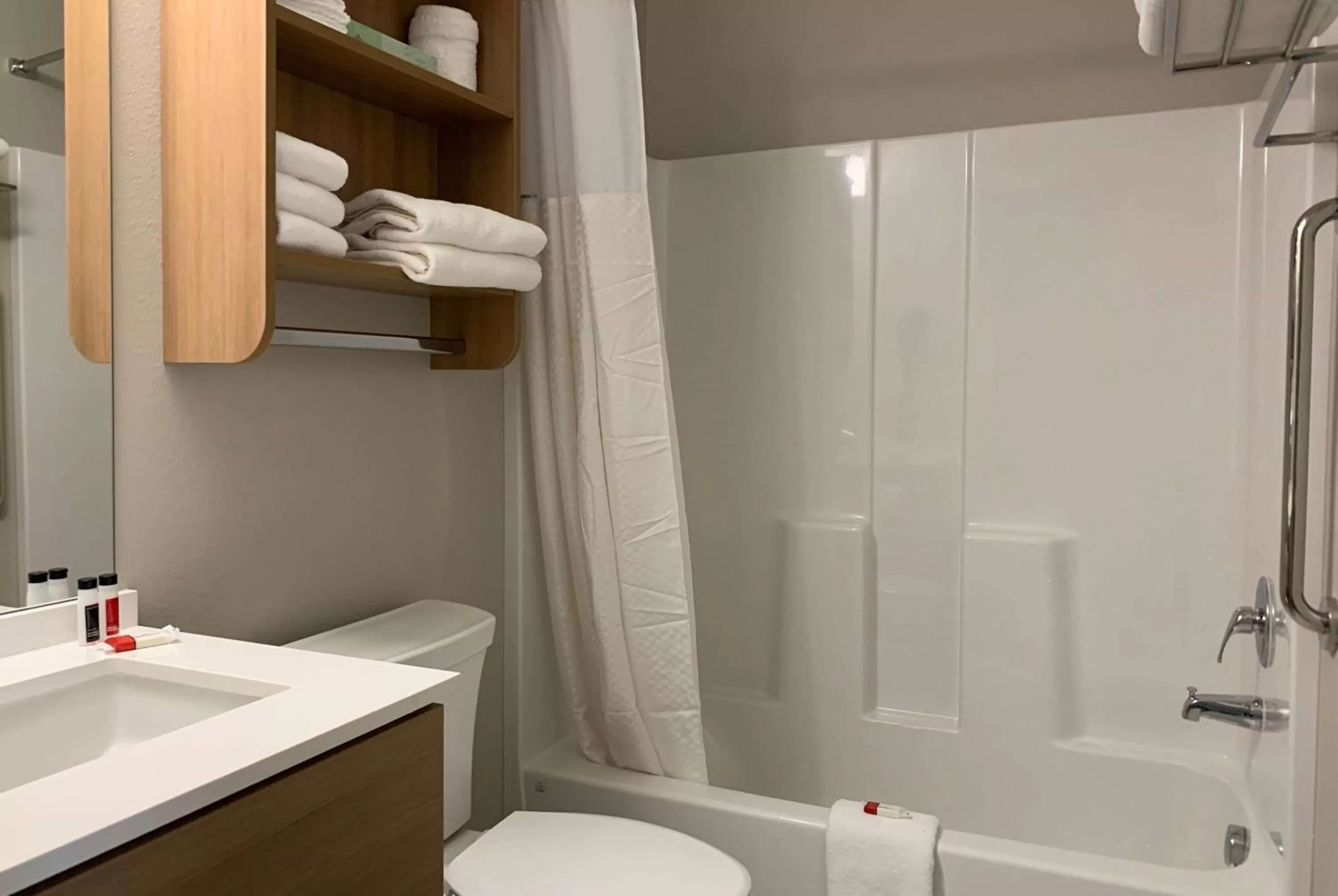 Bathroom in Microtel Inn & Suites by Wyndham Fountain Fort Carson