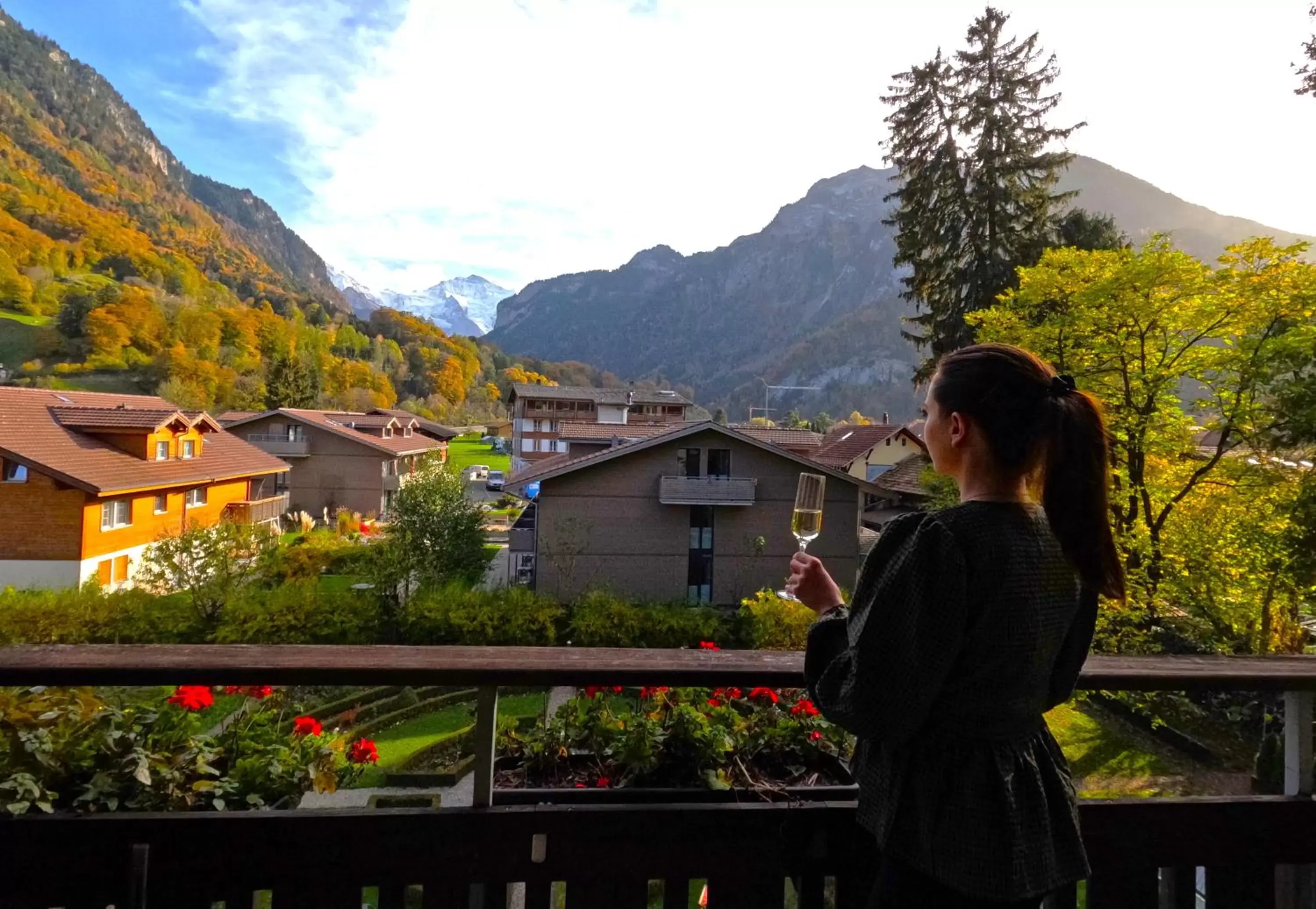 Natural landscape in Alpenrose Hotel and Gardens