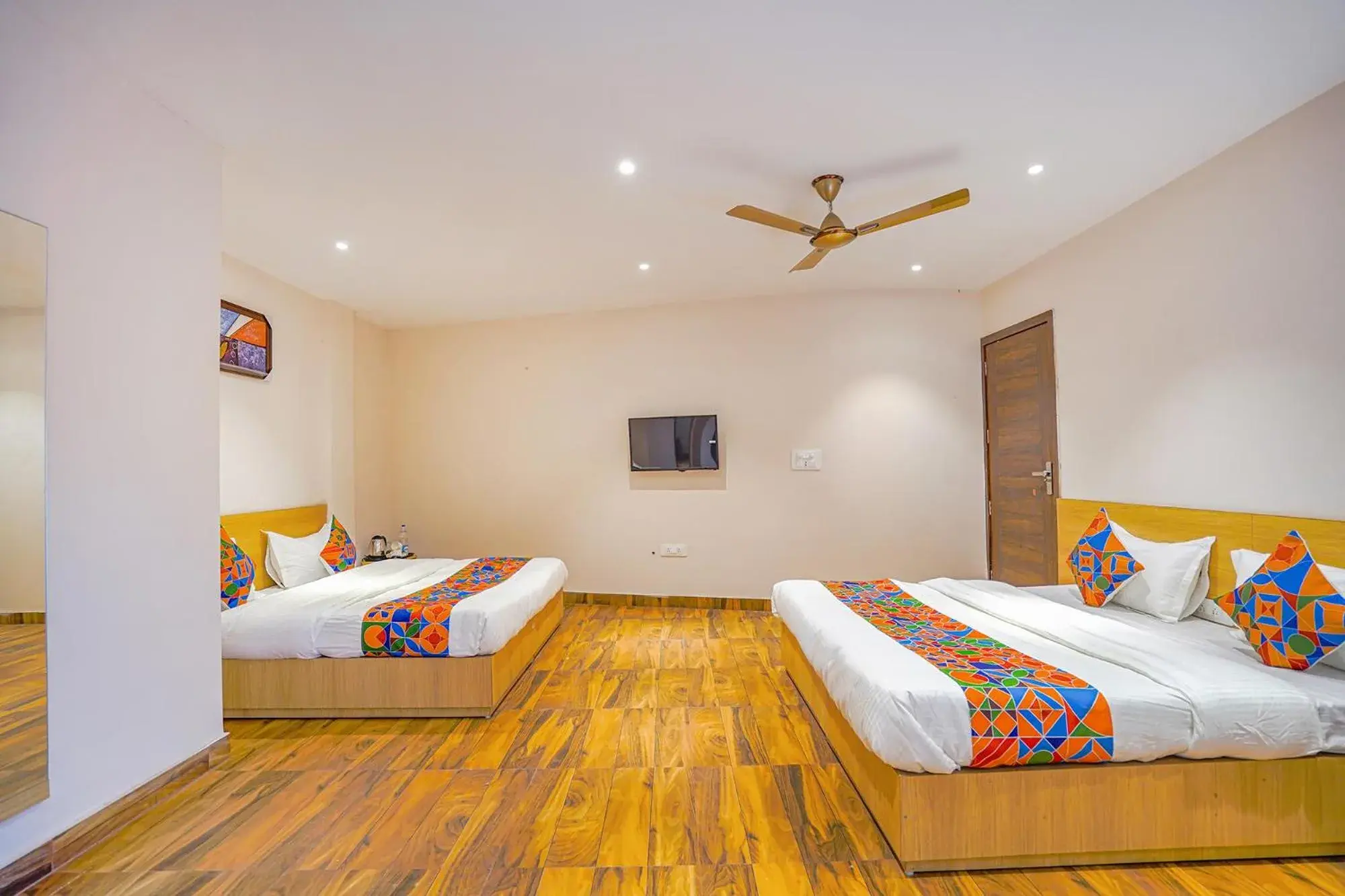 Bed in FabHotel Prime Empire Bed in FabHotel Prime Empire