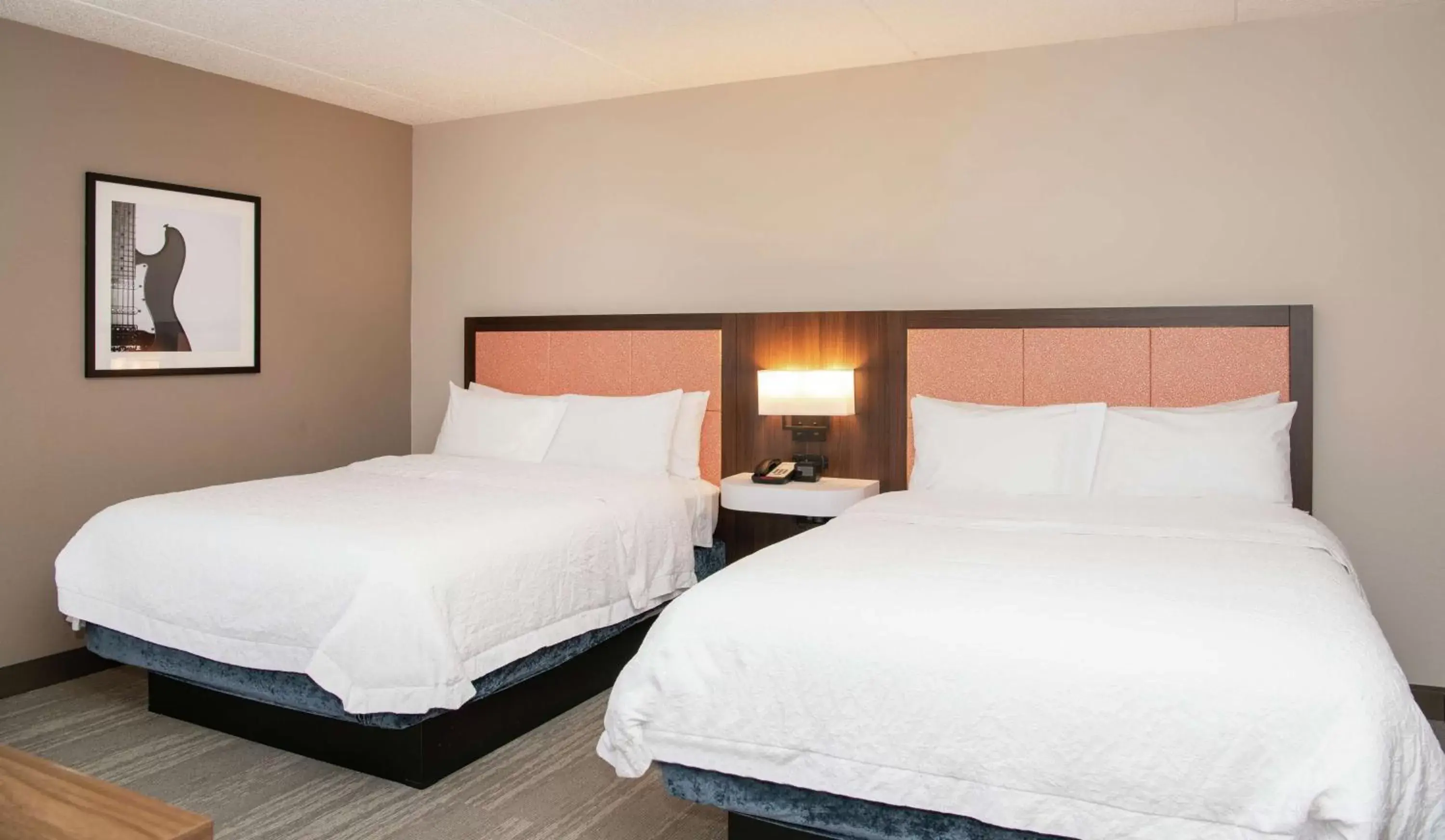 Bed in Hampton Inn Cleveland-Solon