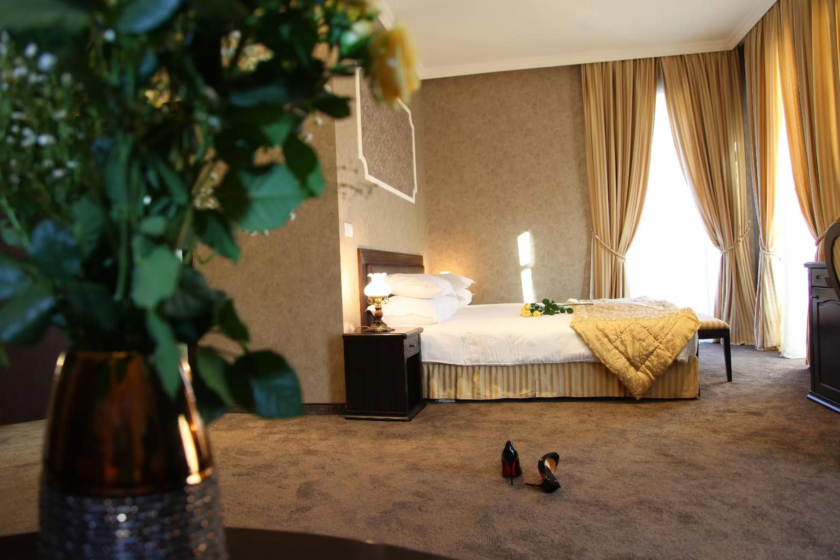 Bed in Strimon Garden Medical SPA Hotel