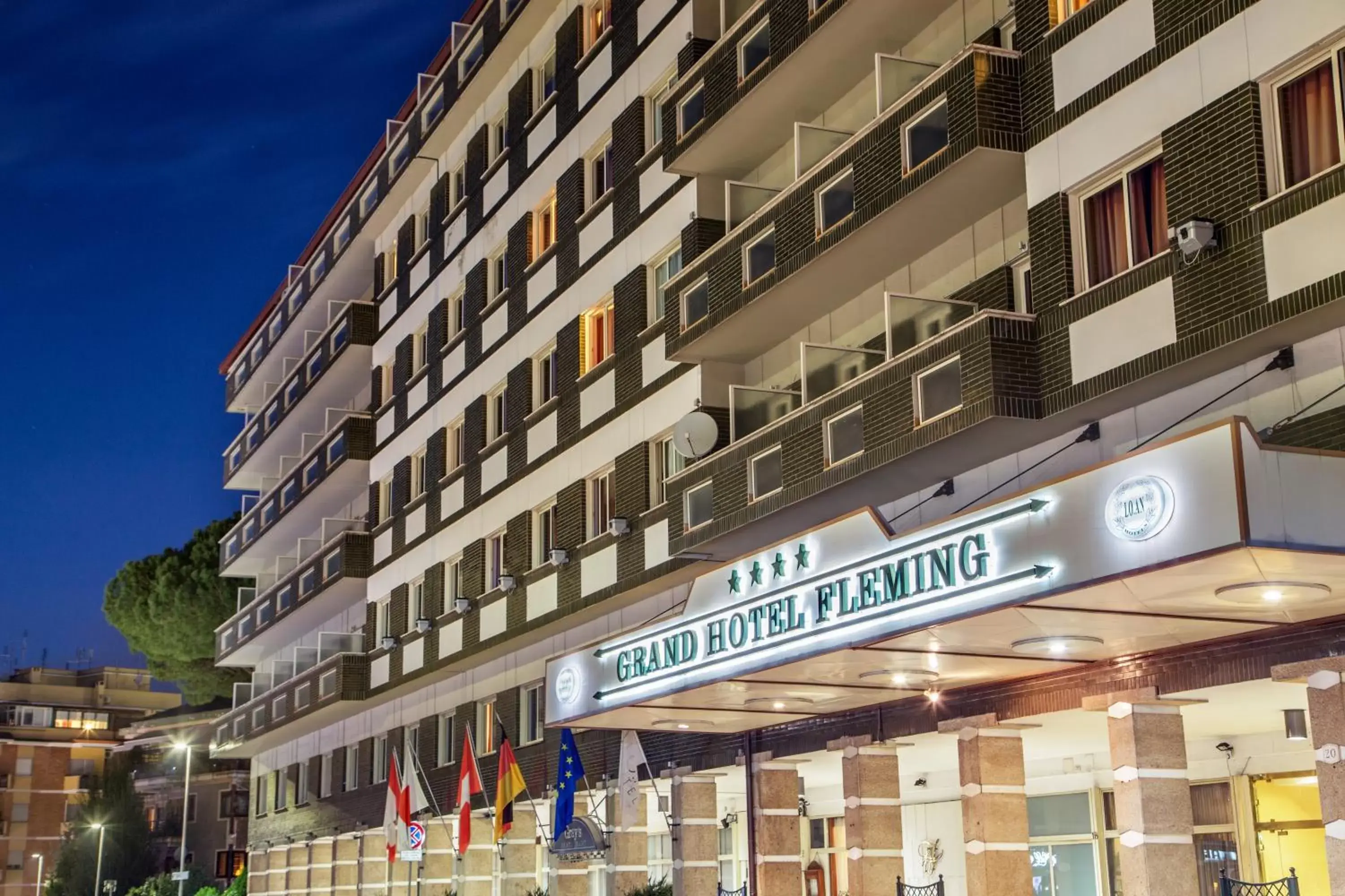 Property building in Grand Hotel Fleming by OMNIA hotels