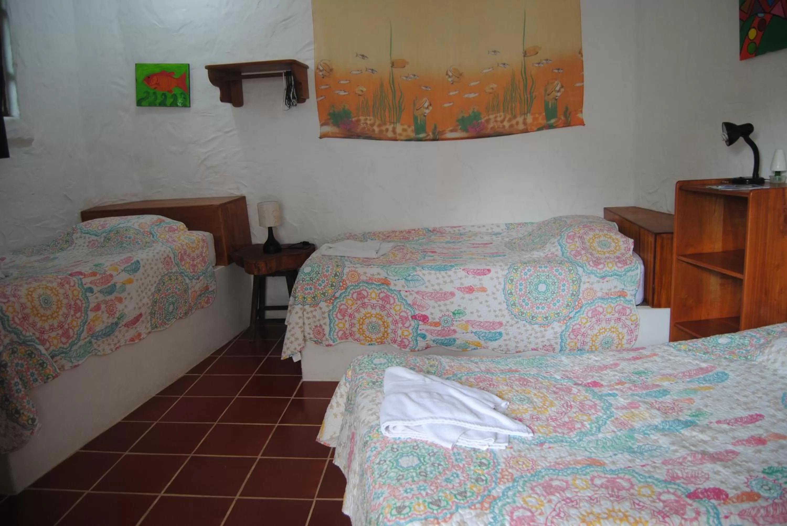 Photo of the whole room, Bed in Hostal Galapagos by Bar de Beto