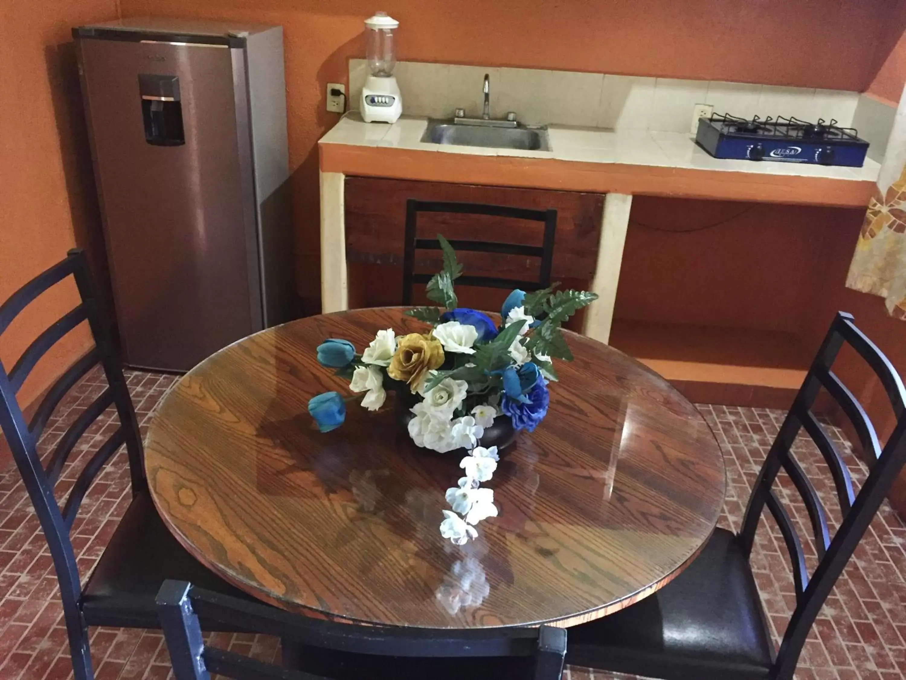 Kitchen or kitchenette, Dining Area in Hotel Las Salinas