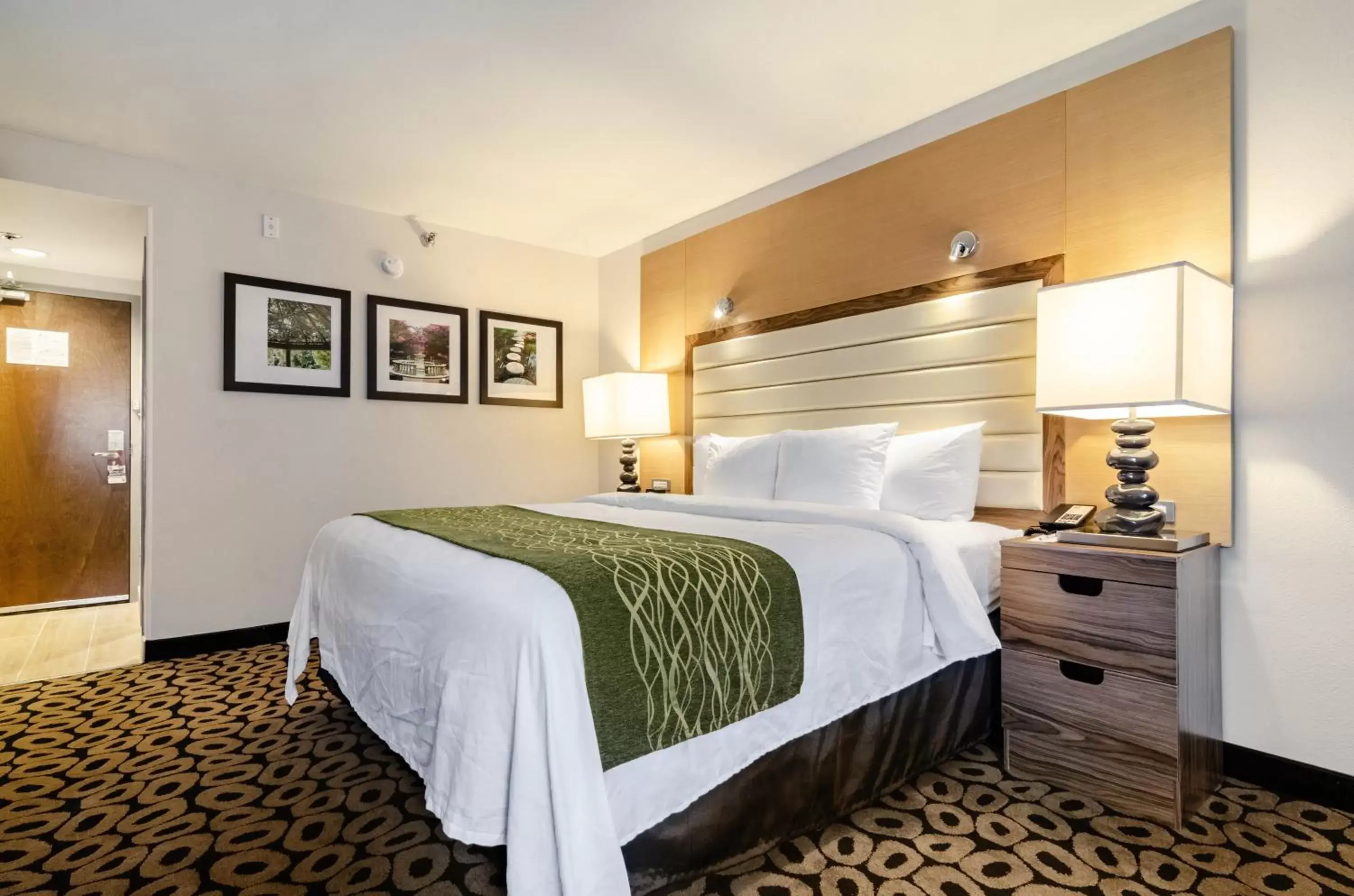 Bedroom, Bed in Comfort Inn Raleigh Midtown