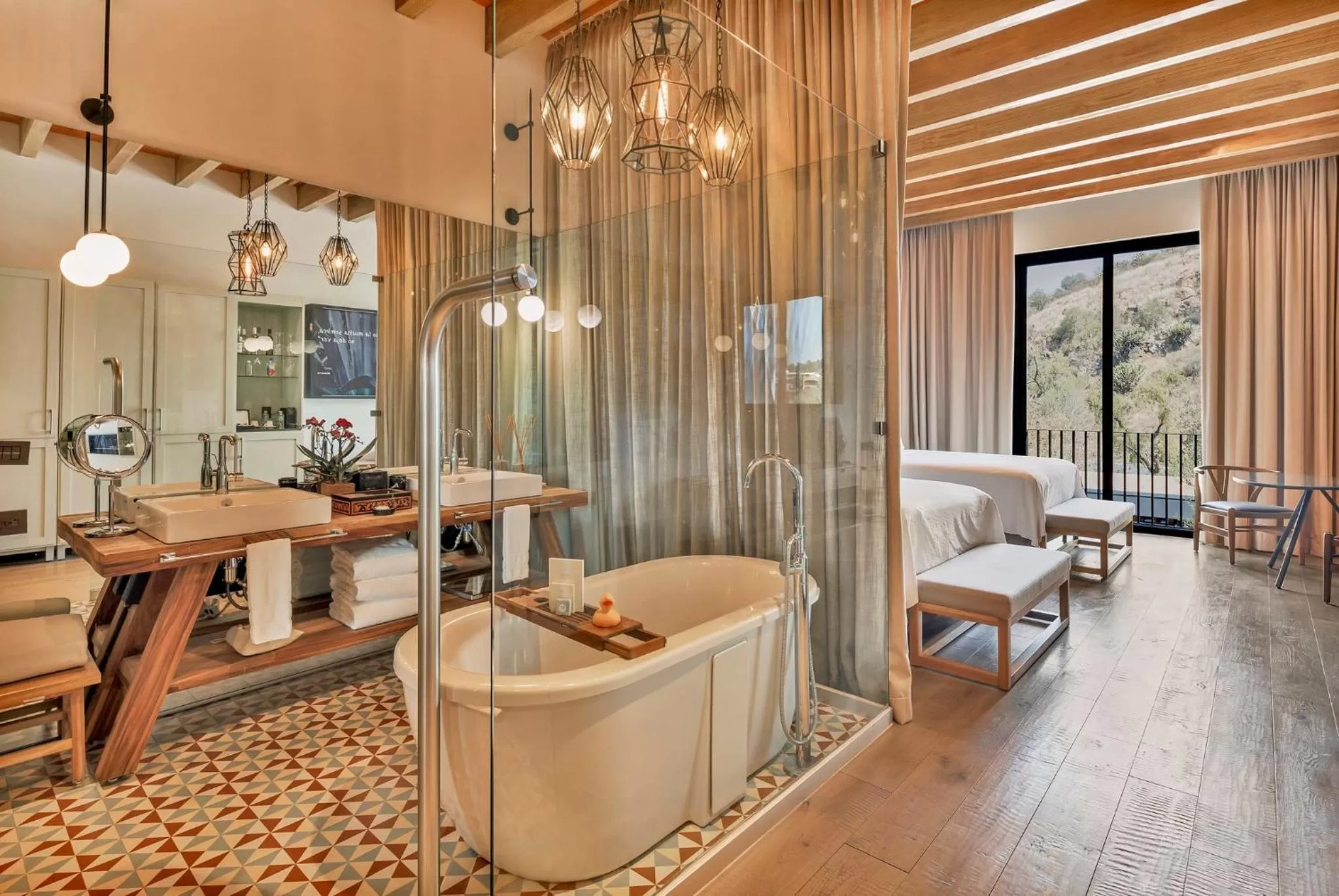 Photo of the whole room in Live Aqua San Miguel de Allende