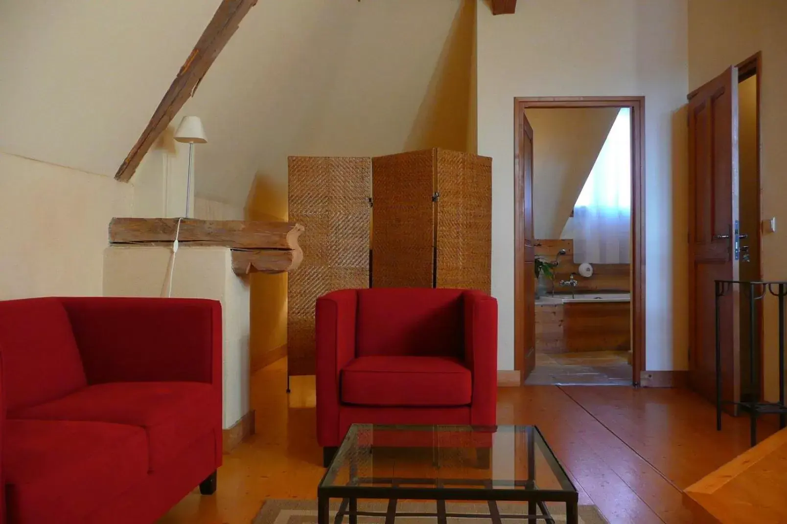 Bedroom, Seating Area in La Vallombreuse