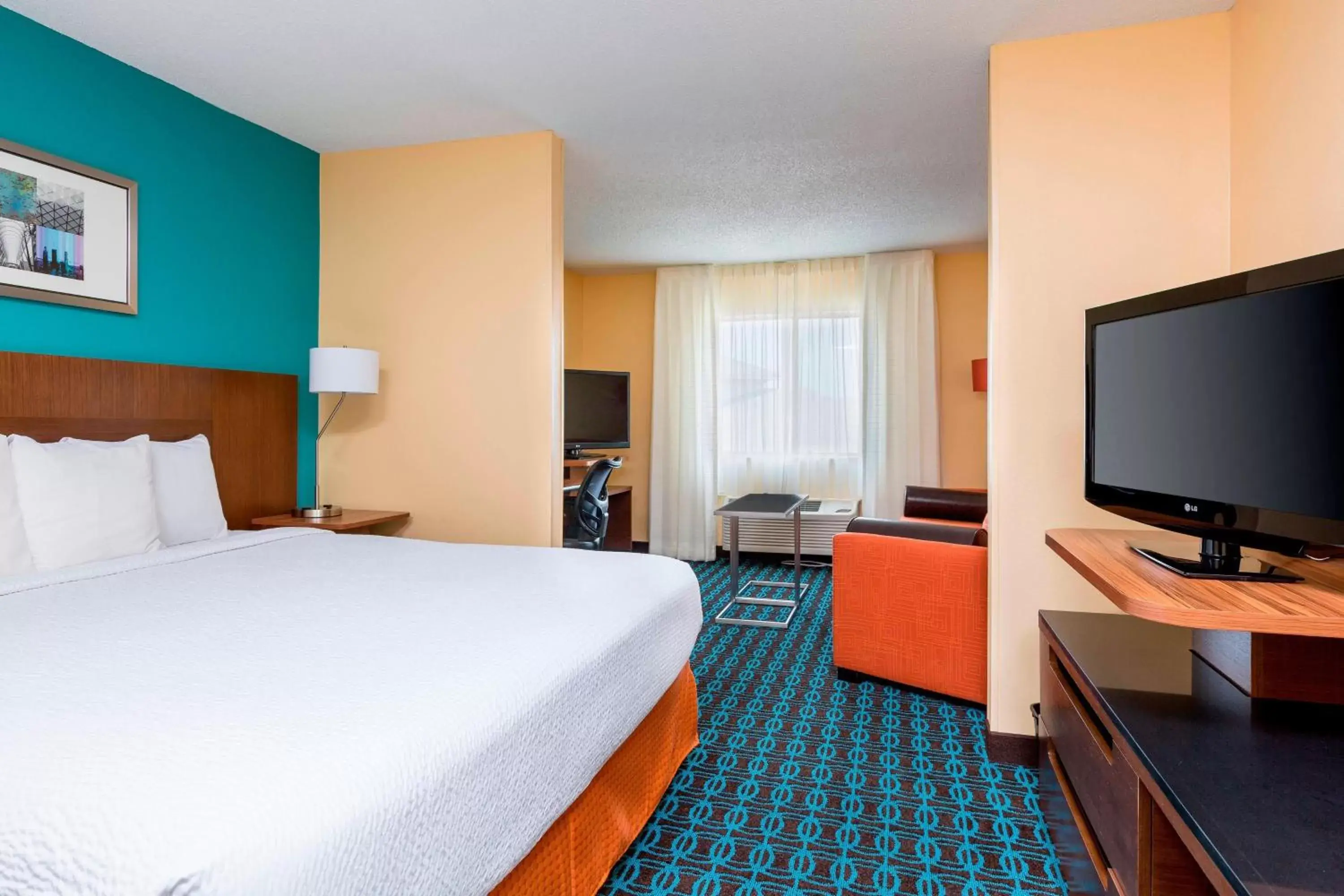 Bedroom, Bed in Fairfield Inn & Suites Kansas City Lee's Summit