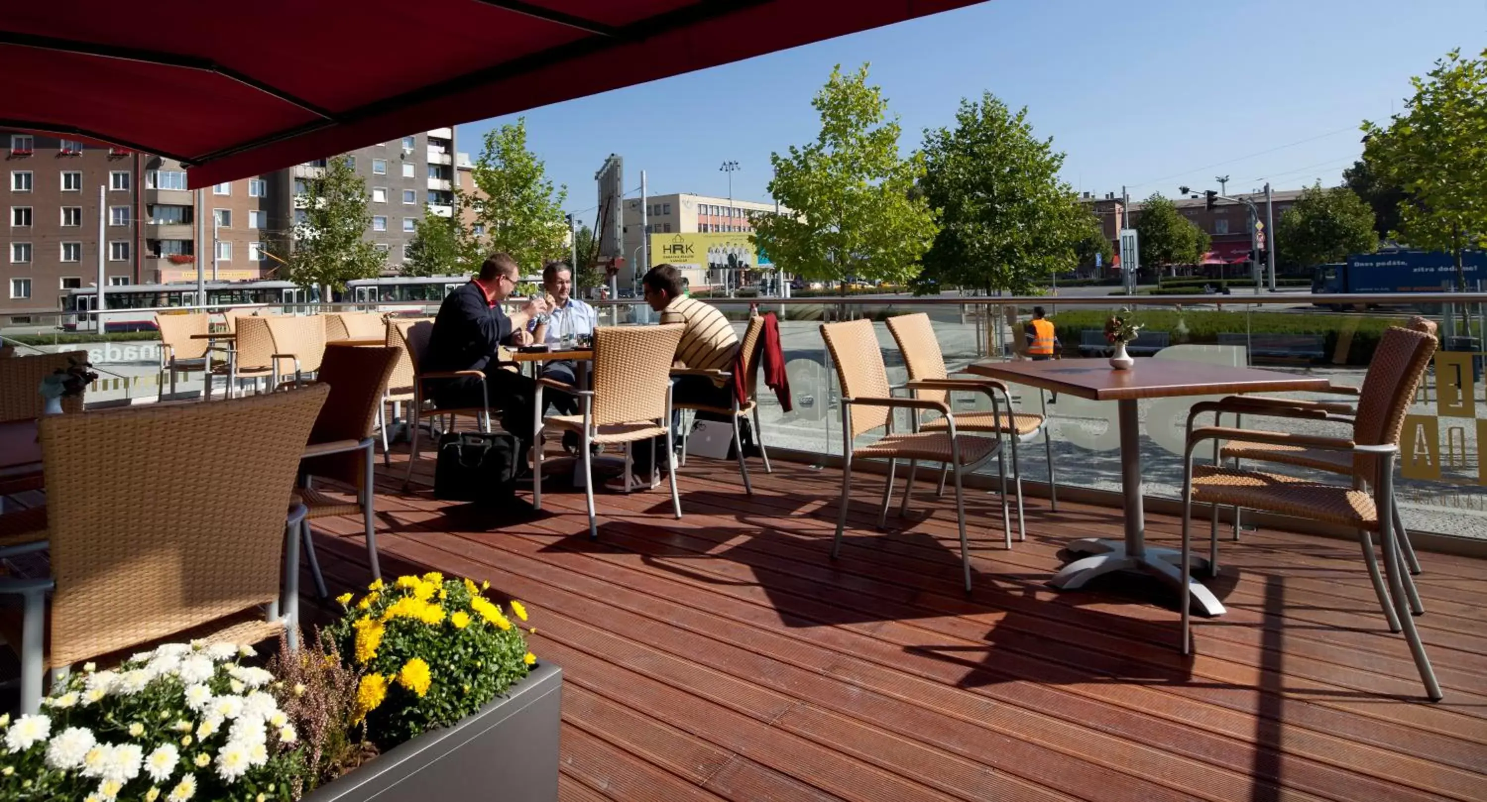 Balcony/Terrace, Restaurant/Places to Eat in Clarion Congress Hotel Olomouc