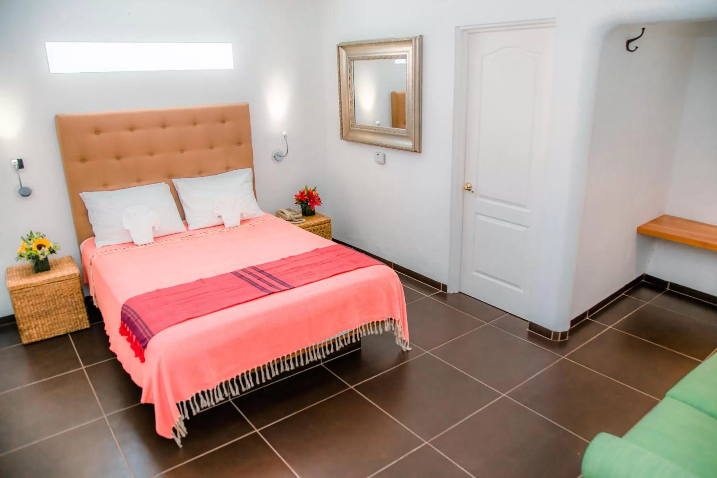 Bed in Los Milagros Hotel