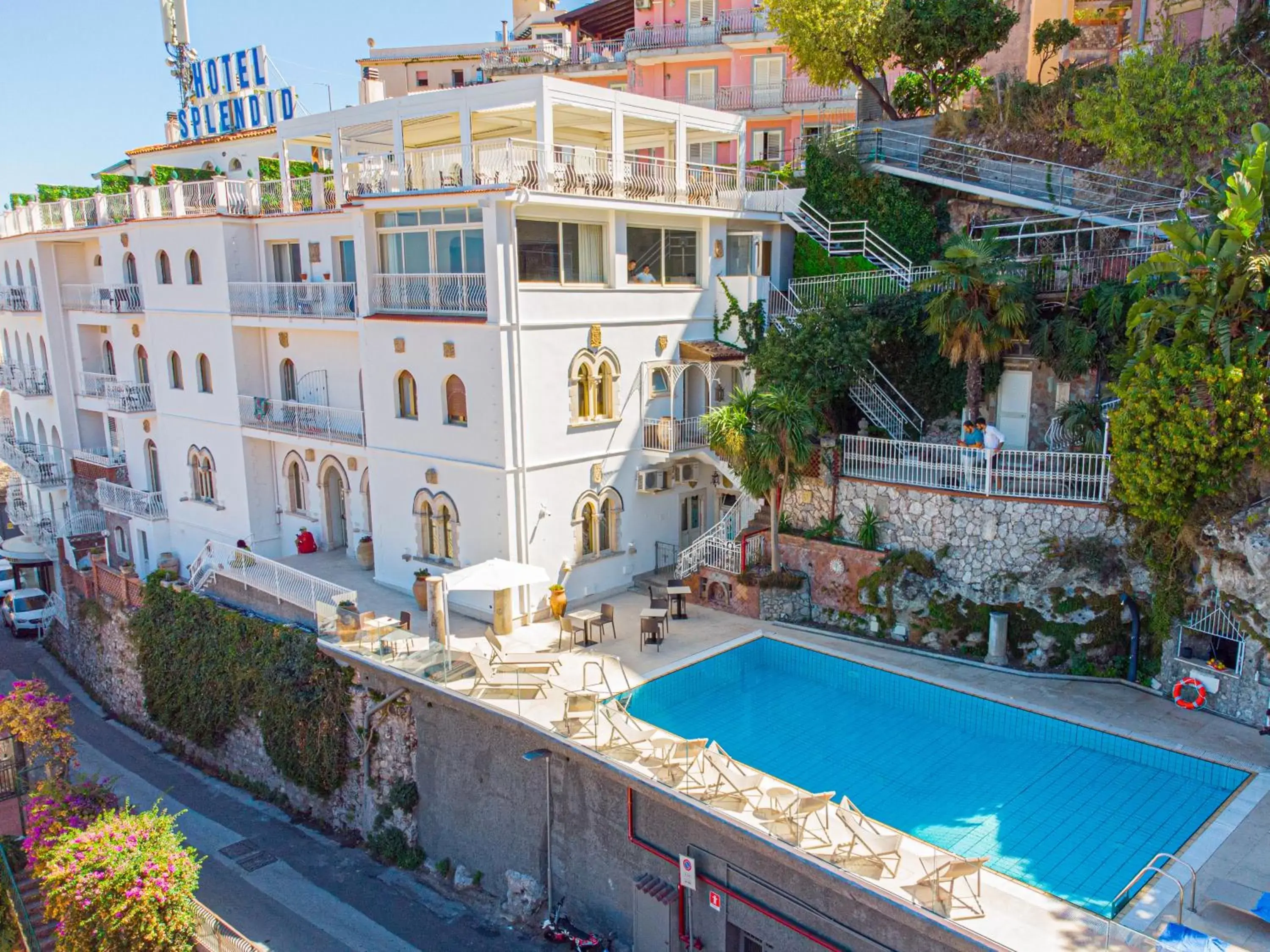 Property building, Pool View in Splendid Hotel Taormina