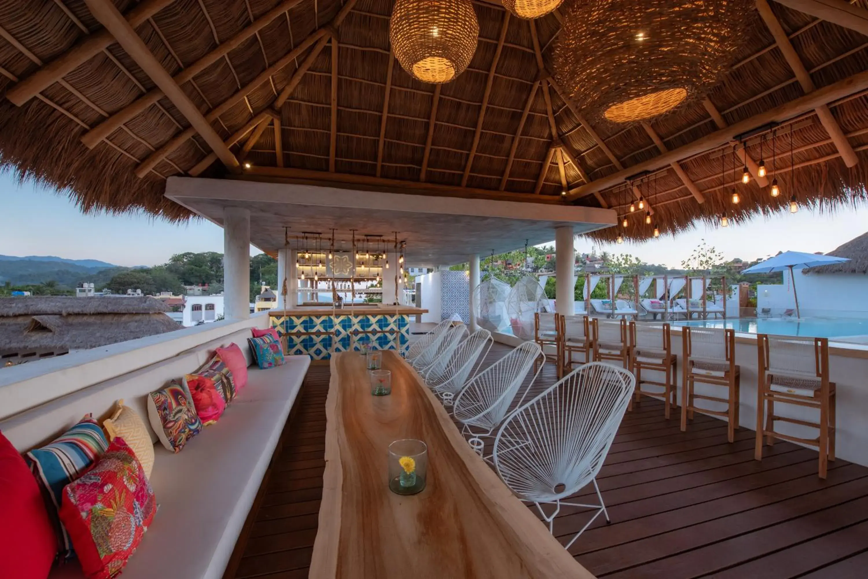 Lounge or bar in Sayulinda Hotel Lounge or bar in Sayulinda Hotel