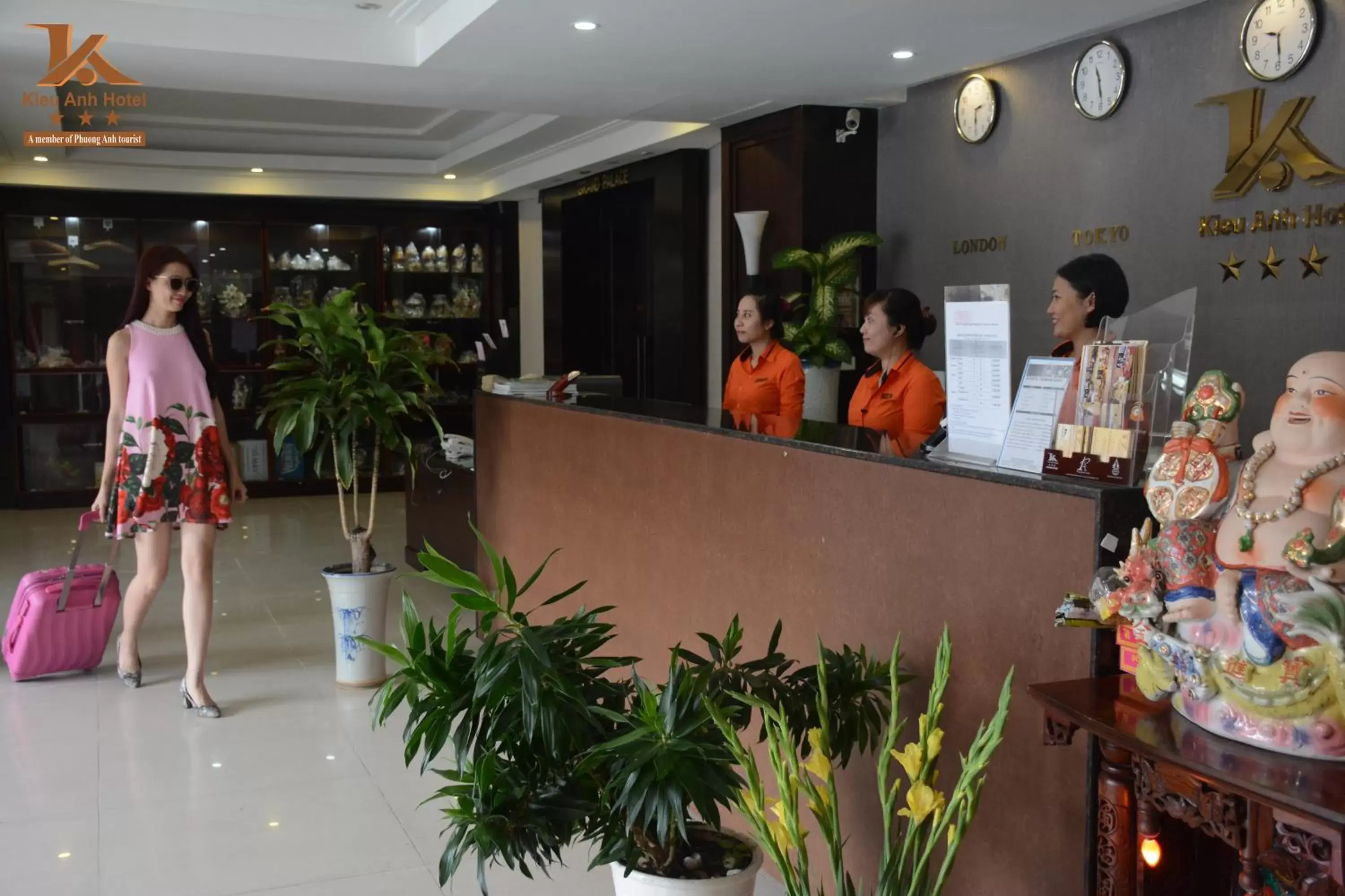 Staff in Kieu Anh Hotel