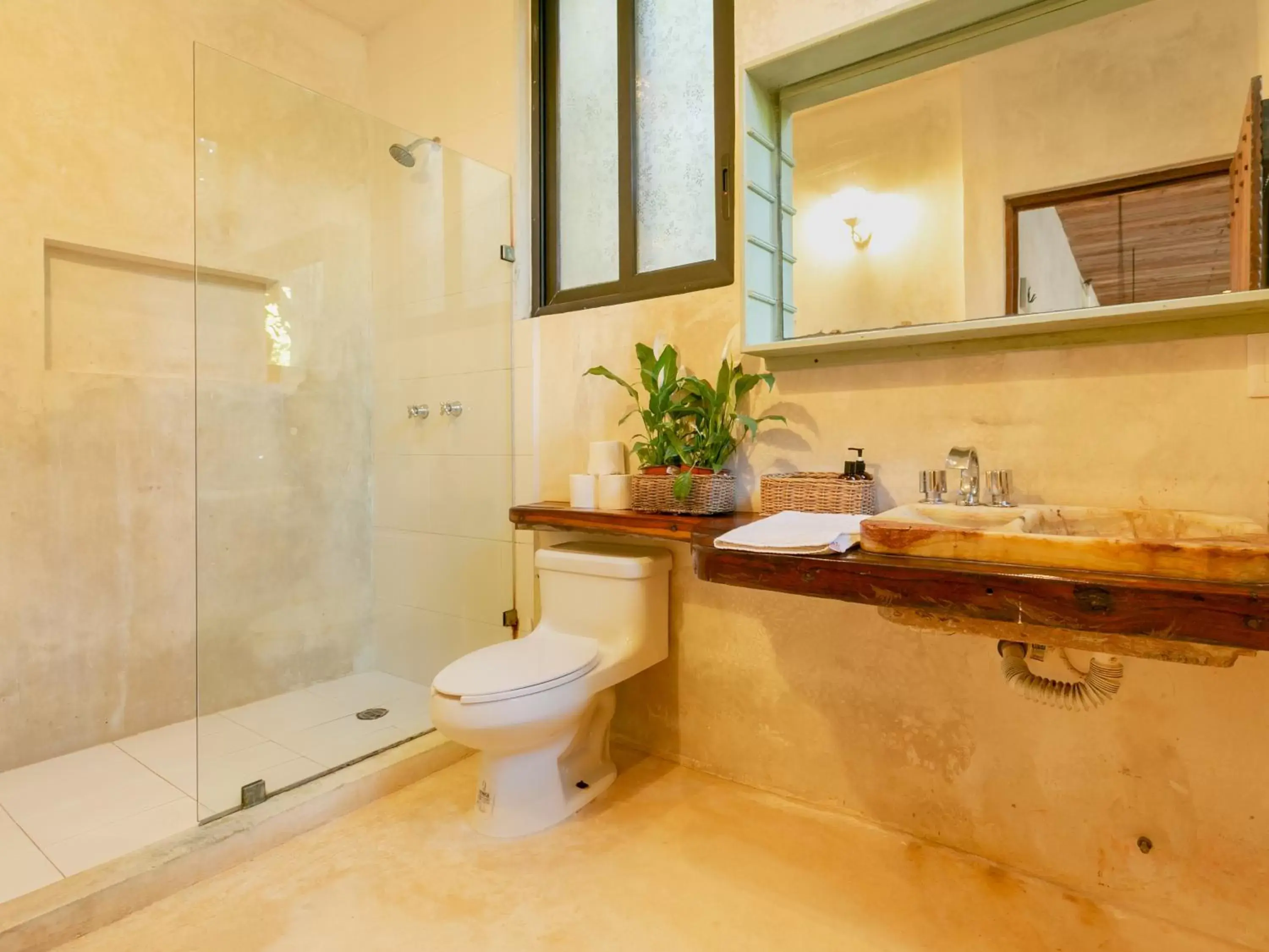 Shower, Bathroom in Suites Tulum