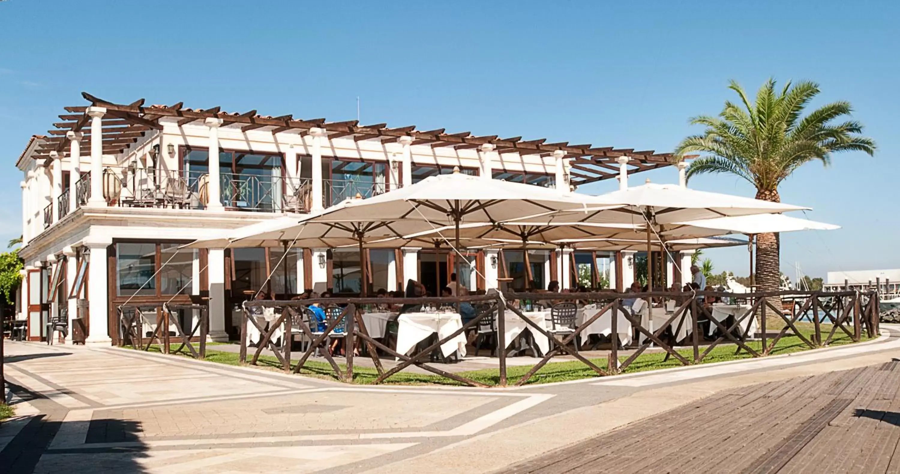 Restaurant/places to eat, Property Building in Porto Romano - The Marina Resort