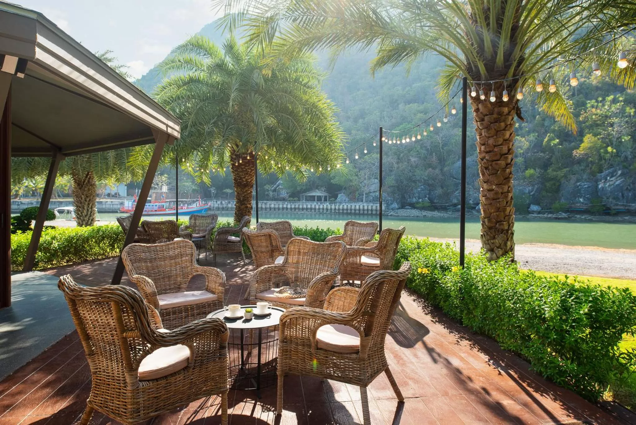 Patio in La Isla Pranburi Beach Resort