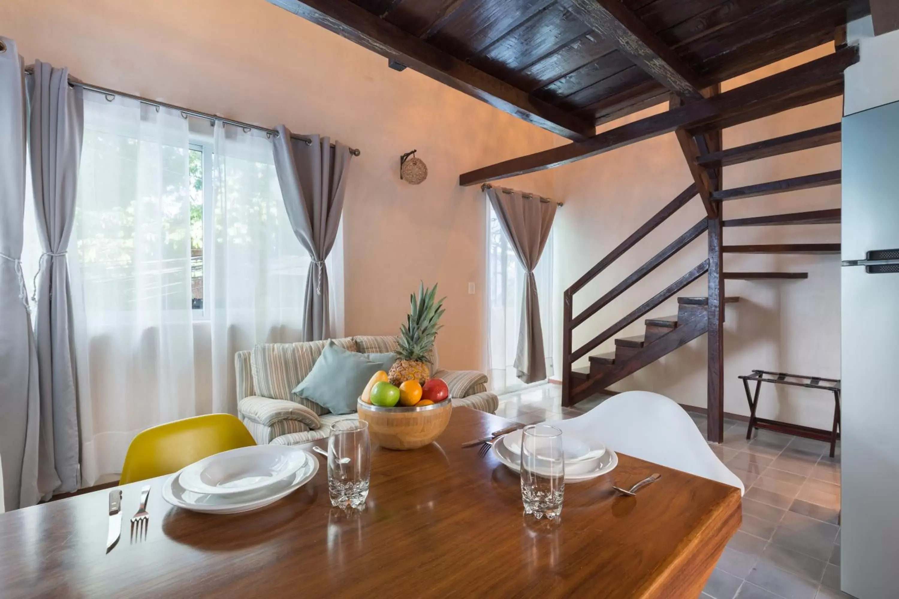 Seating area, Dining Area in Quinta Margarita - Boho Chic Hotel