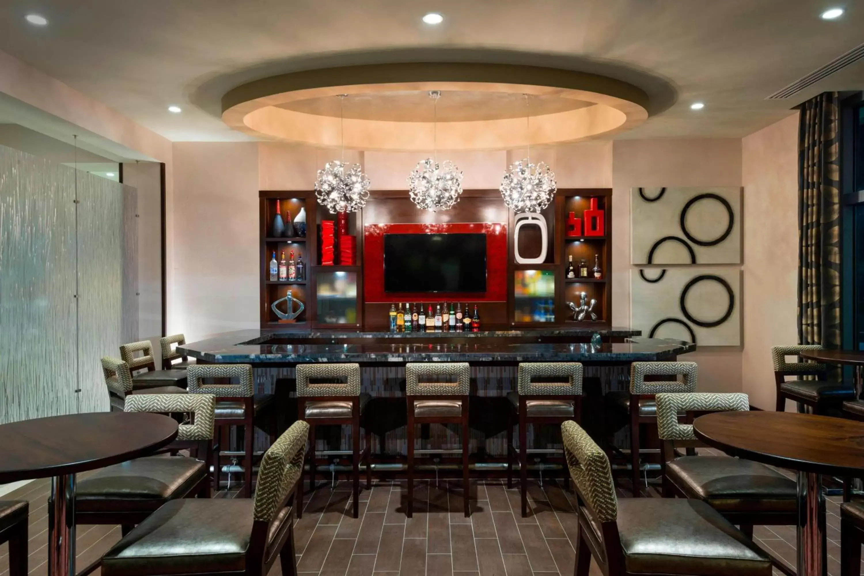 Lobby or reception, Lounge/Bar in Residence Inn by Marriott Boston Needham