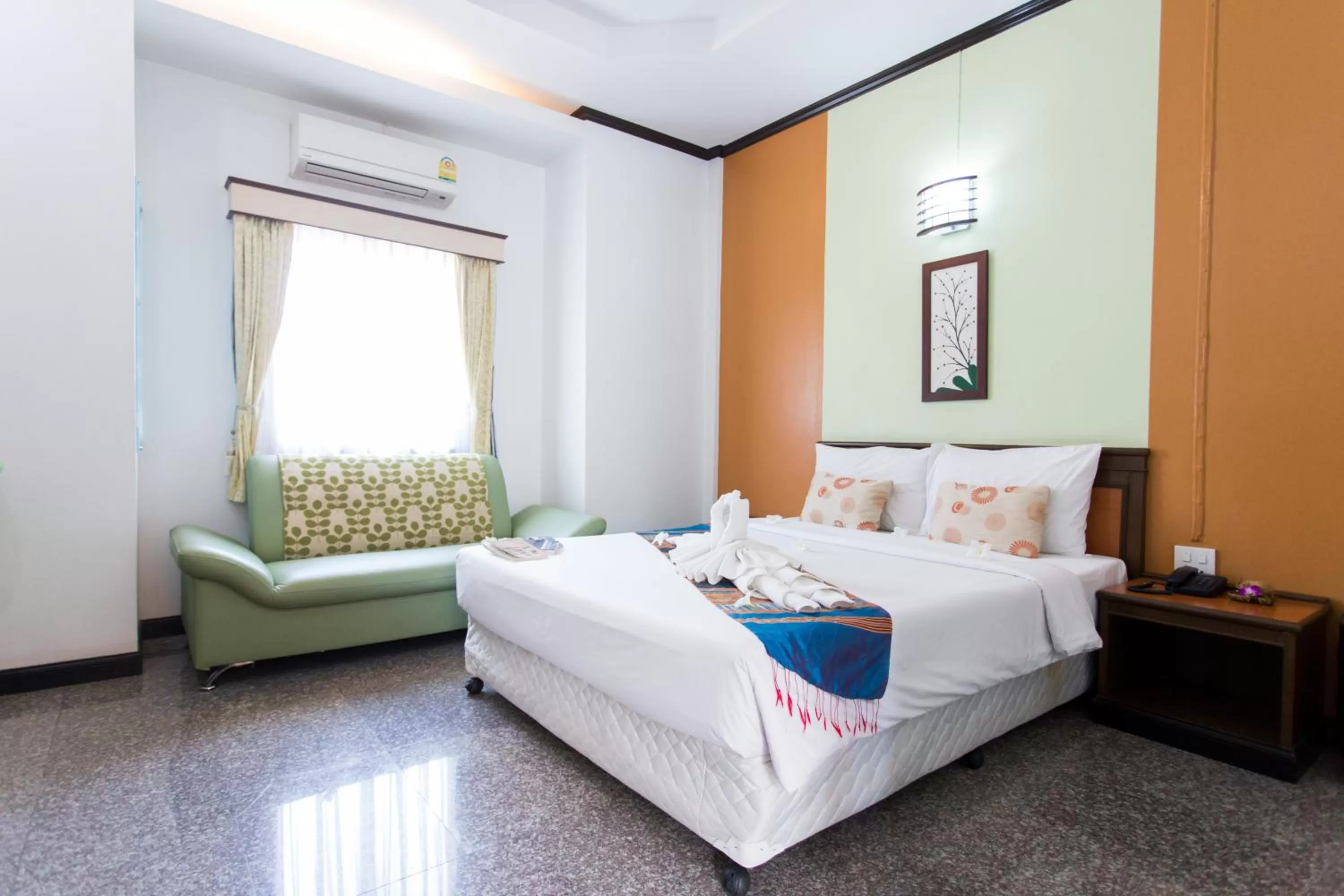 Bed in Boom Forest Hotel