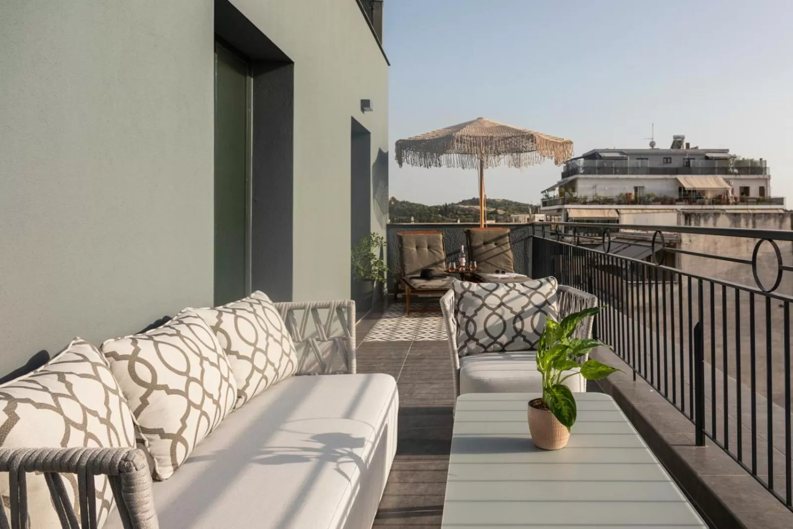 Balcony/Terrace in Play Theatrou Athens a member of Brown Hotels