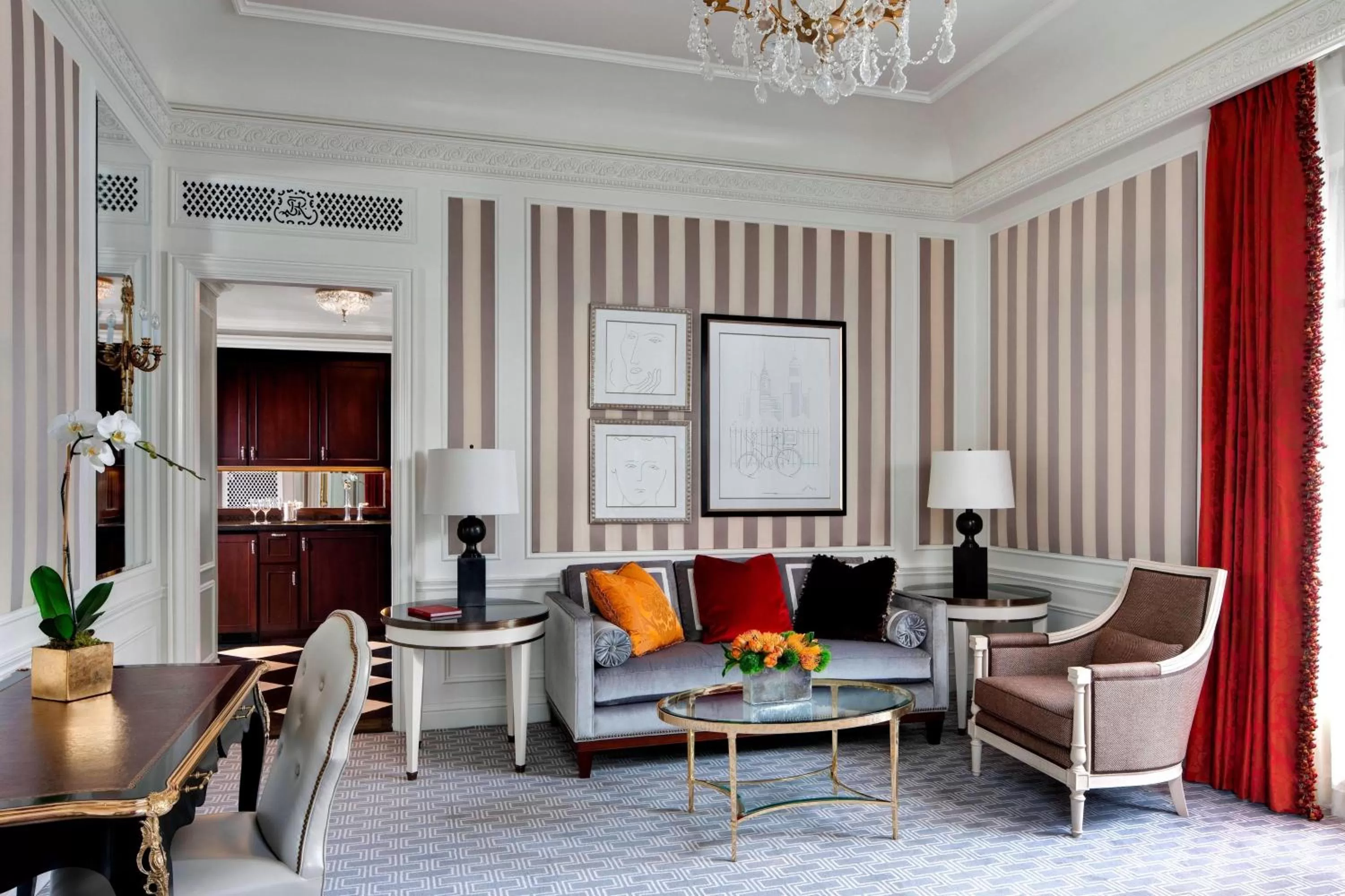 Living room in The St. Regis New York