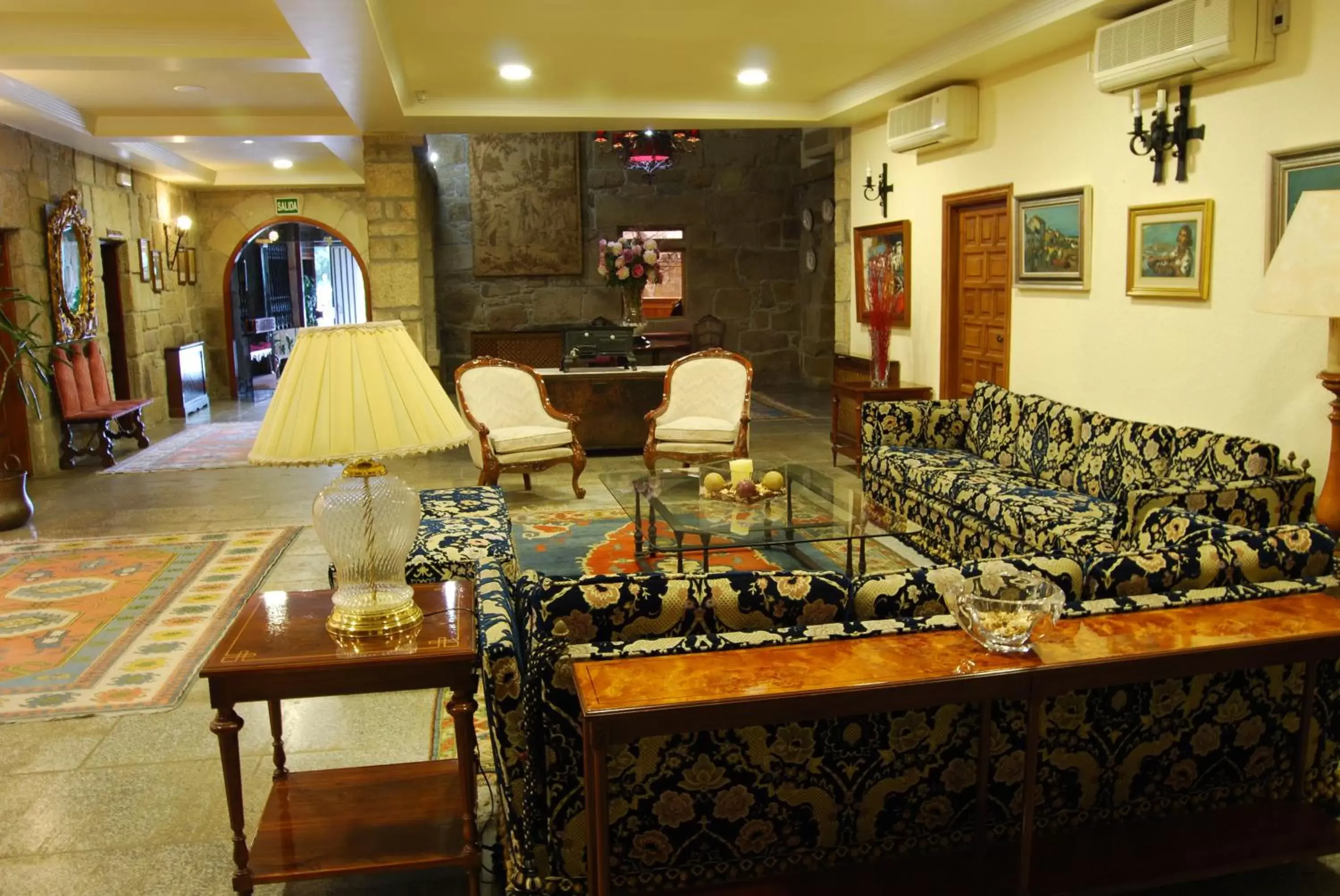 Lobby or reception in Hotel Pazo O Rial