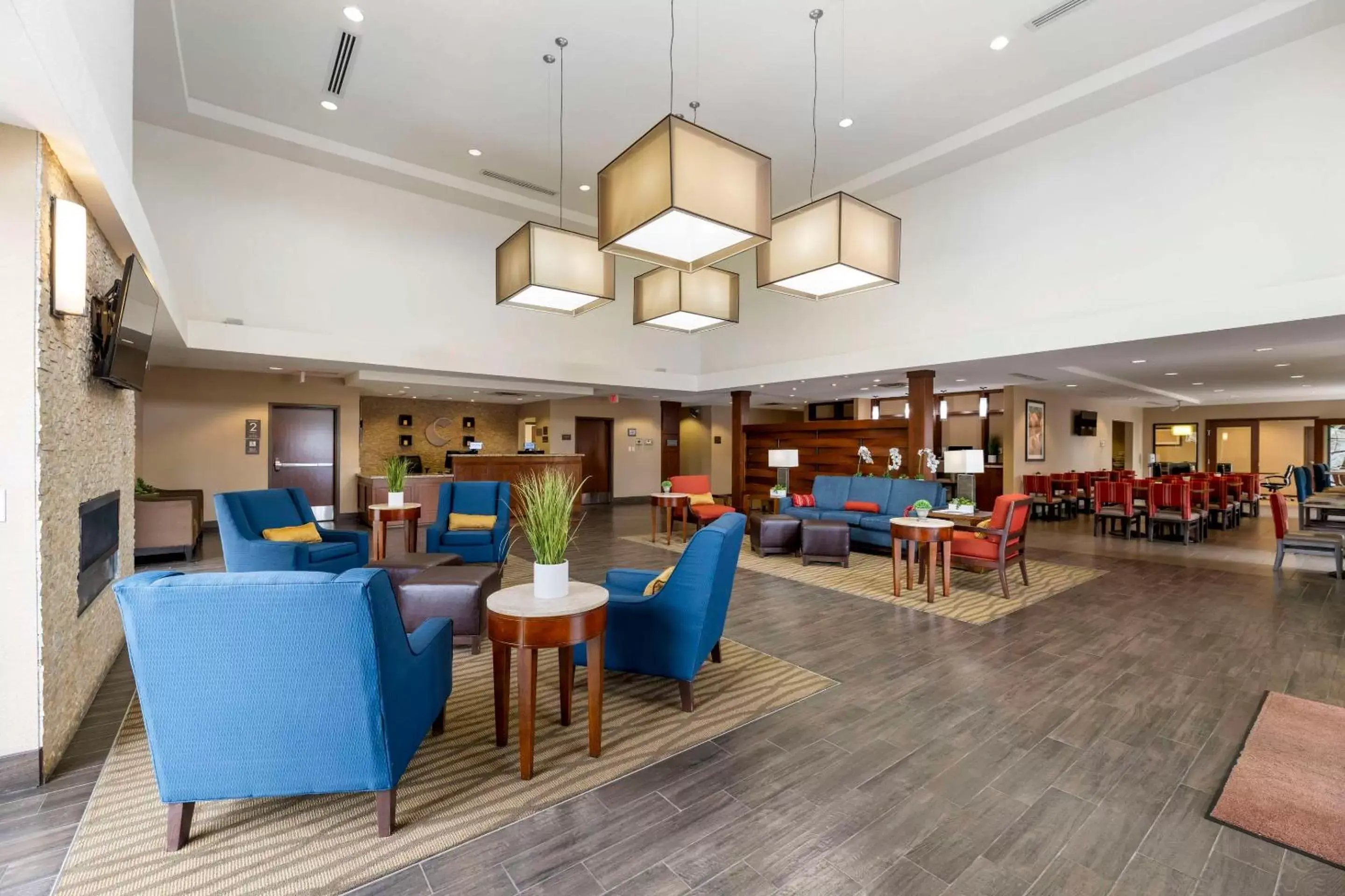 Lobby or reception, Restaurant/Places to Eat in Comfort Suites Carlsbad