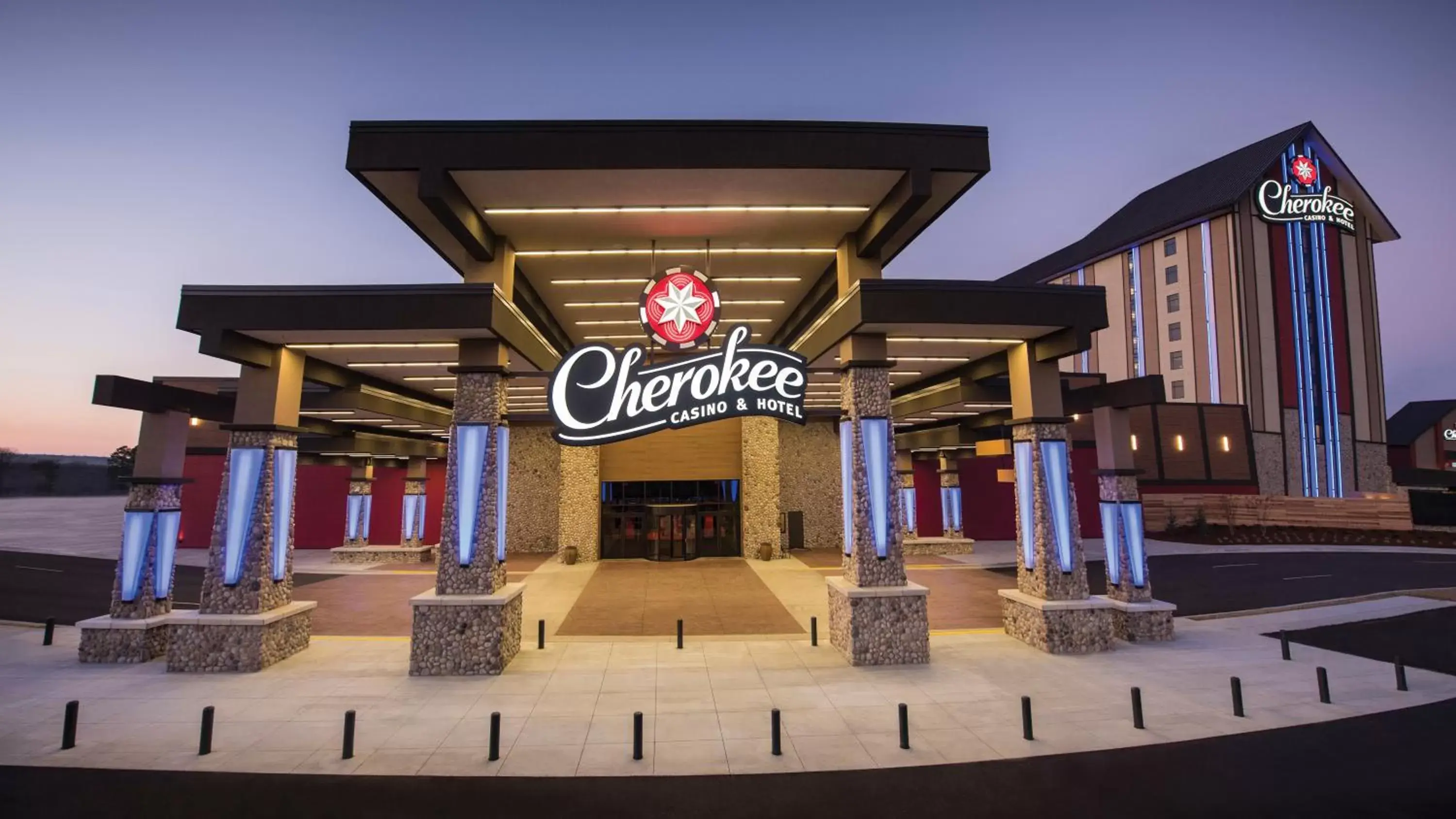 Property building in Cherokee Casino Hotel Roland