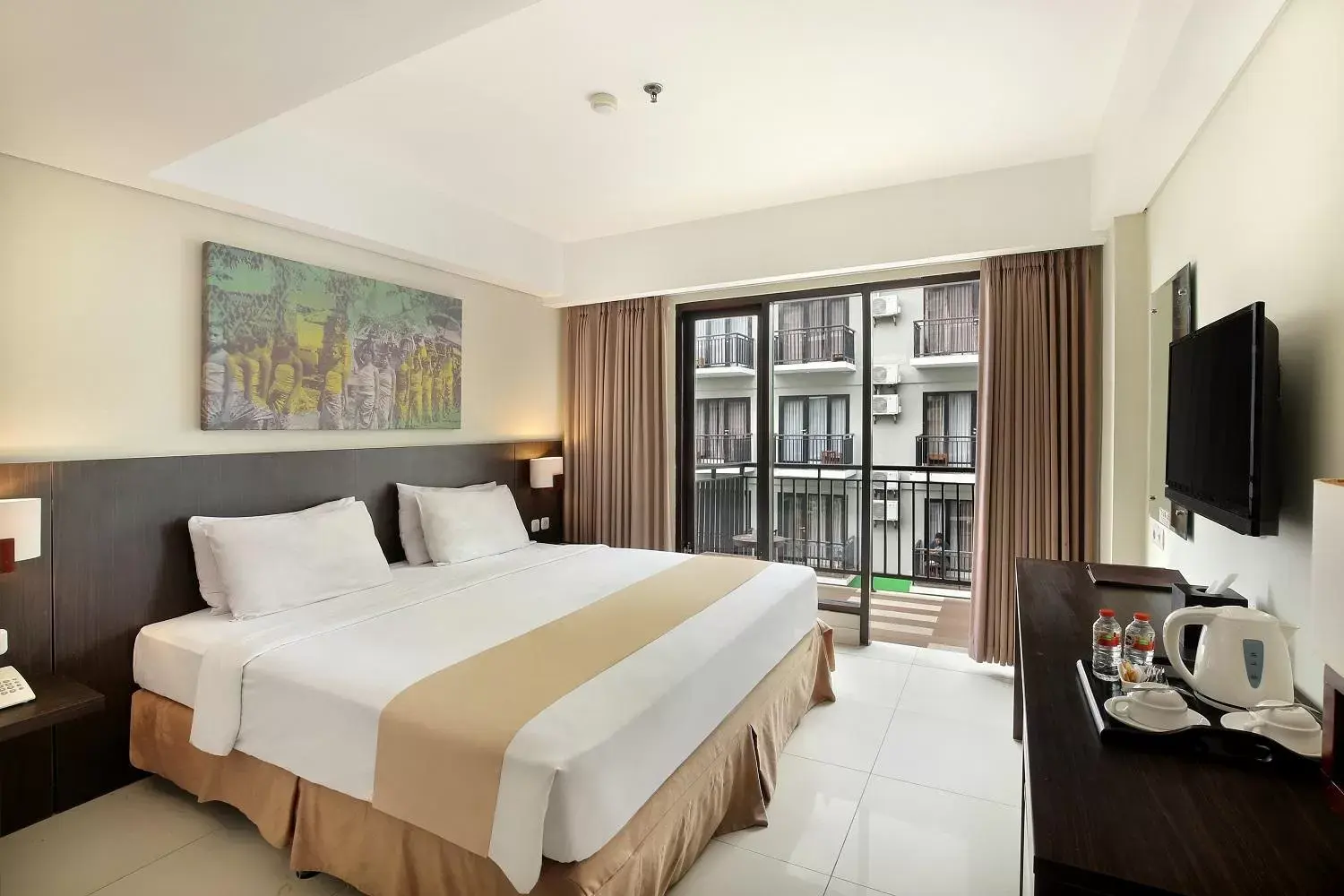 Double Room with Pool View in Rofa Kuta Hotel - CHSE Certified Double Room with Pool View in Rofa Kuta Hotel - CHSE Certified