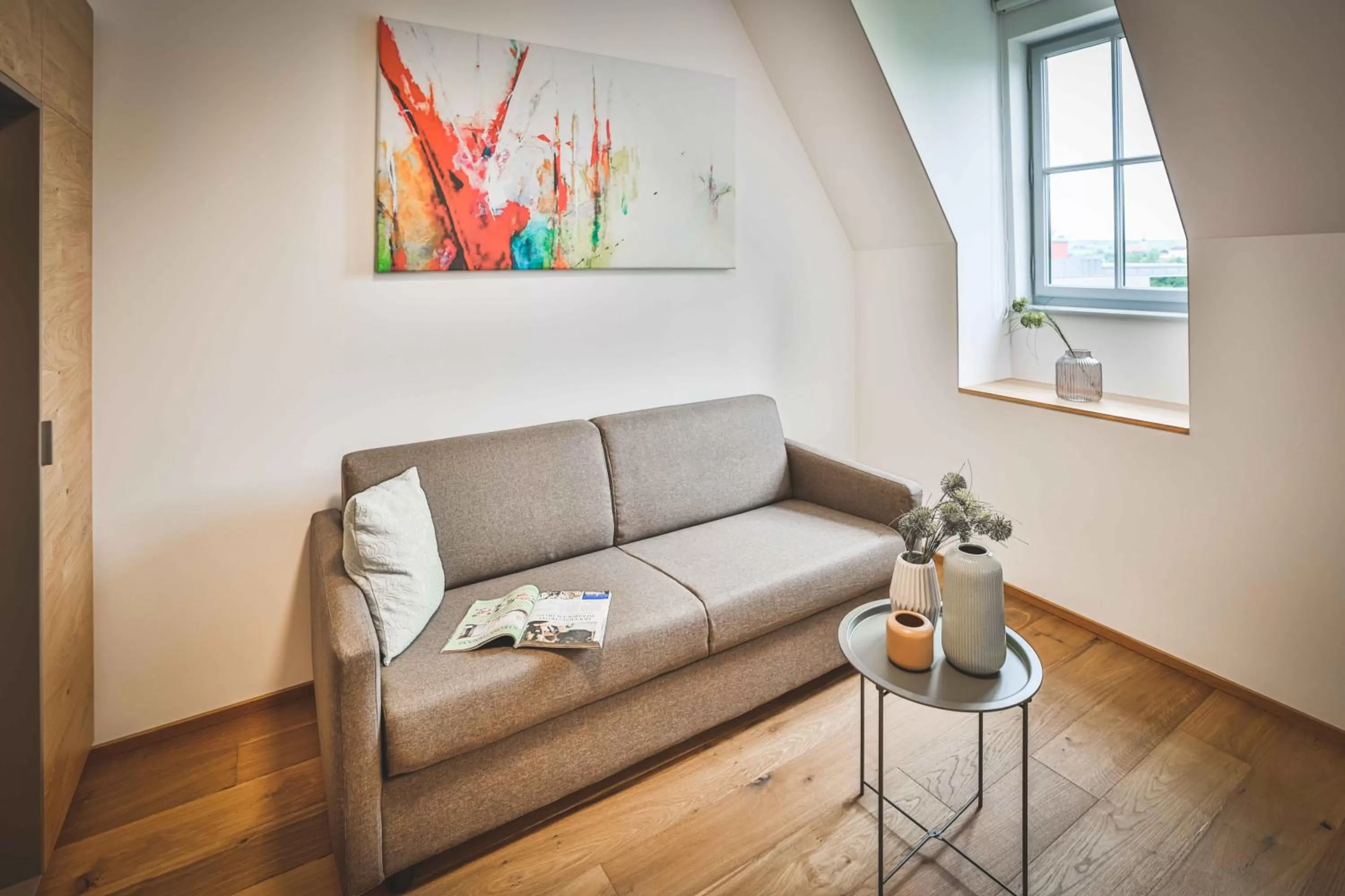 Seating area in Schloss Haindorf