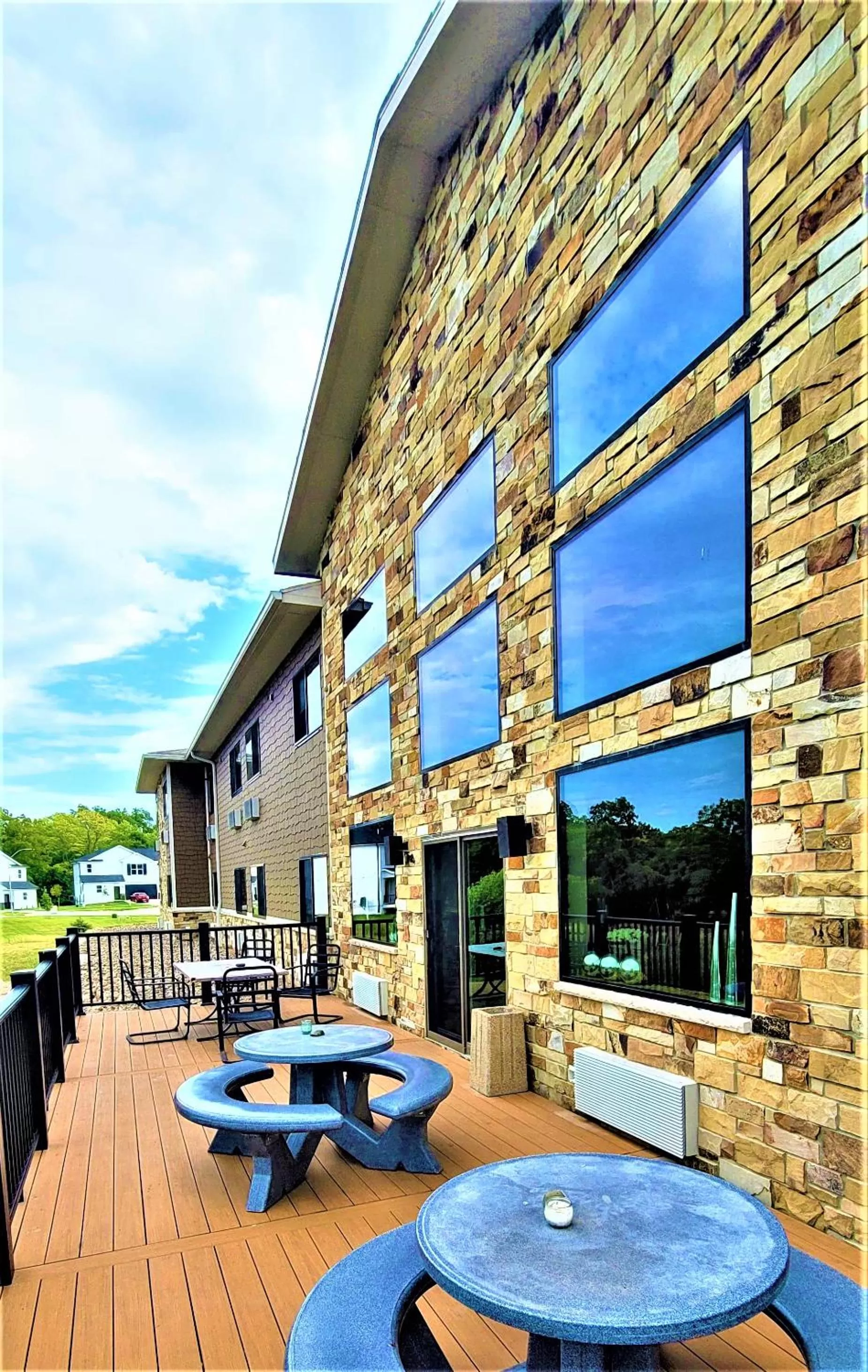 Patio in Qube Hotel - Polk City