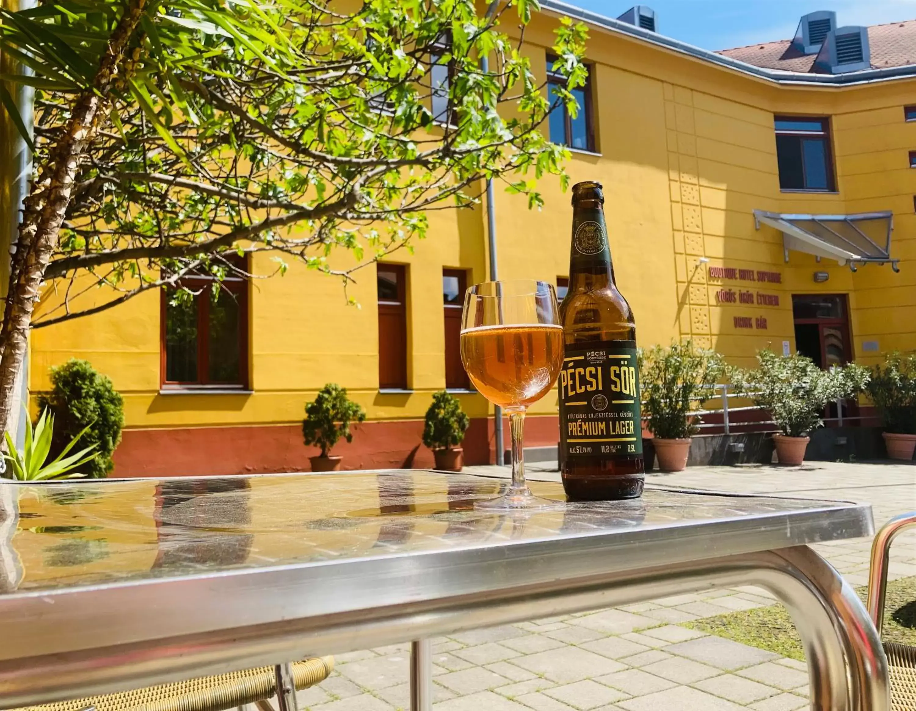 Inner courtyard view in Boutique Hotel Sopianae Inner courtyard view in Boutique Hotel Sopianae